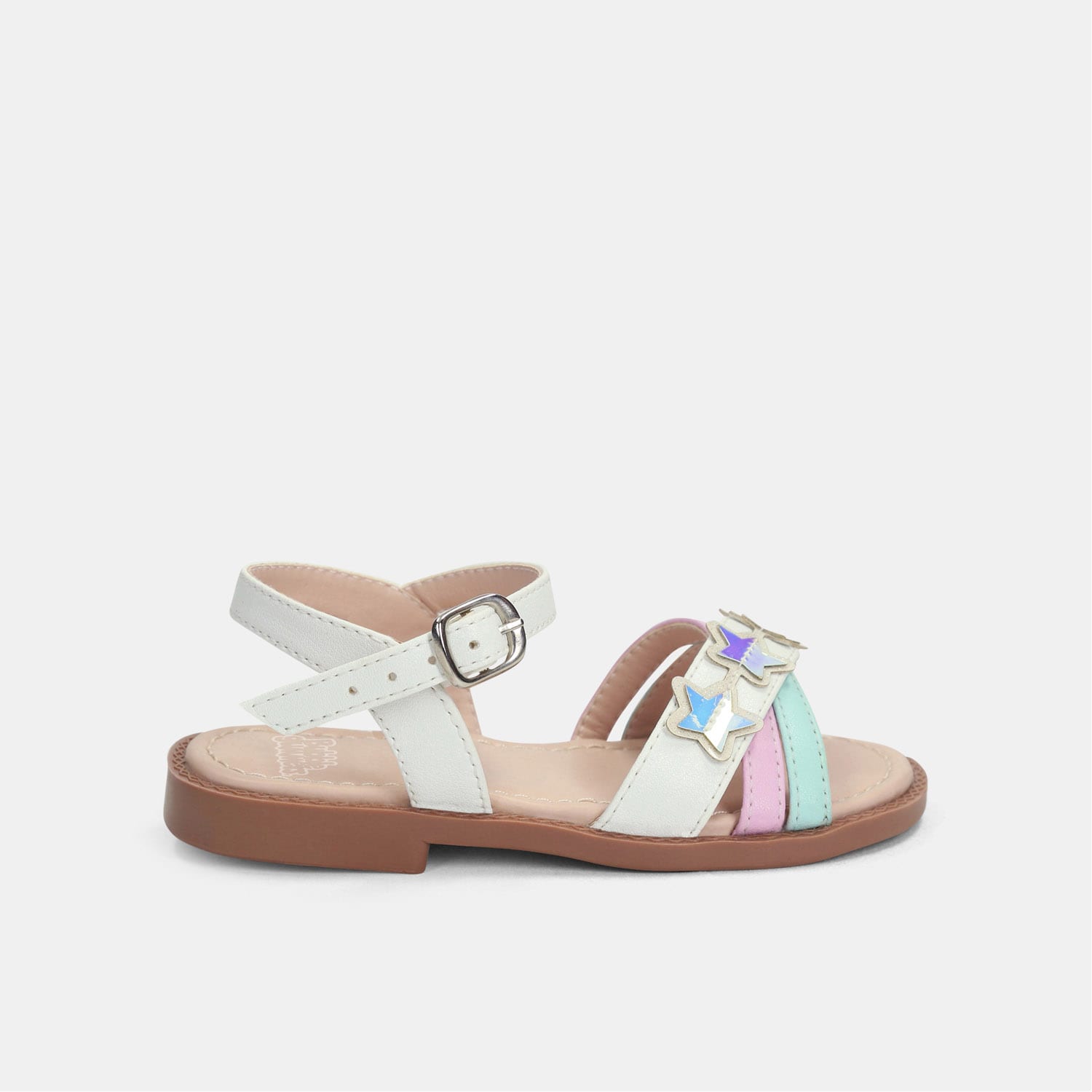 Sandalia Para Niña Bubblegummers Multicolor