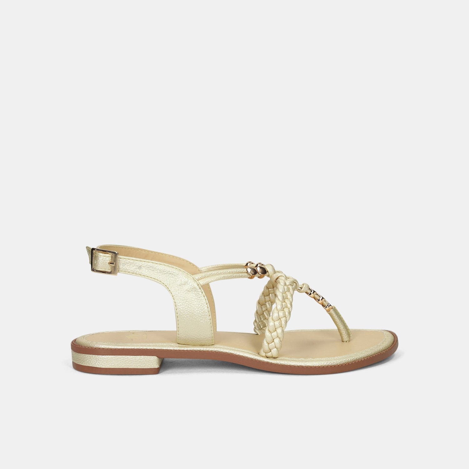 Sandalias Para Mujer Bata Champaña Kinsley