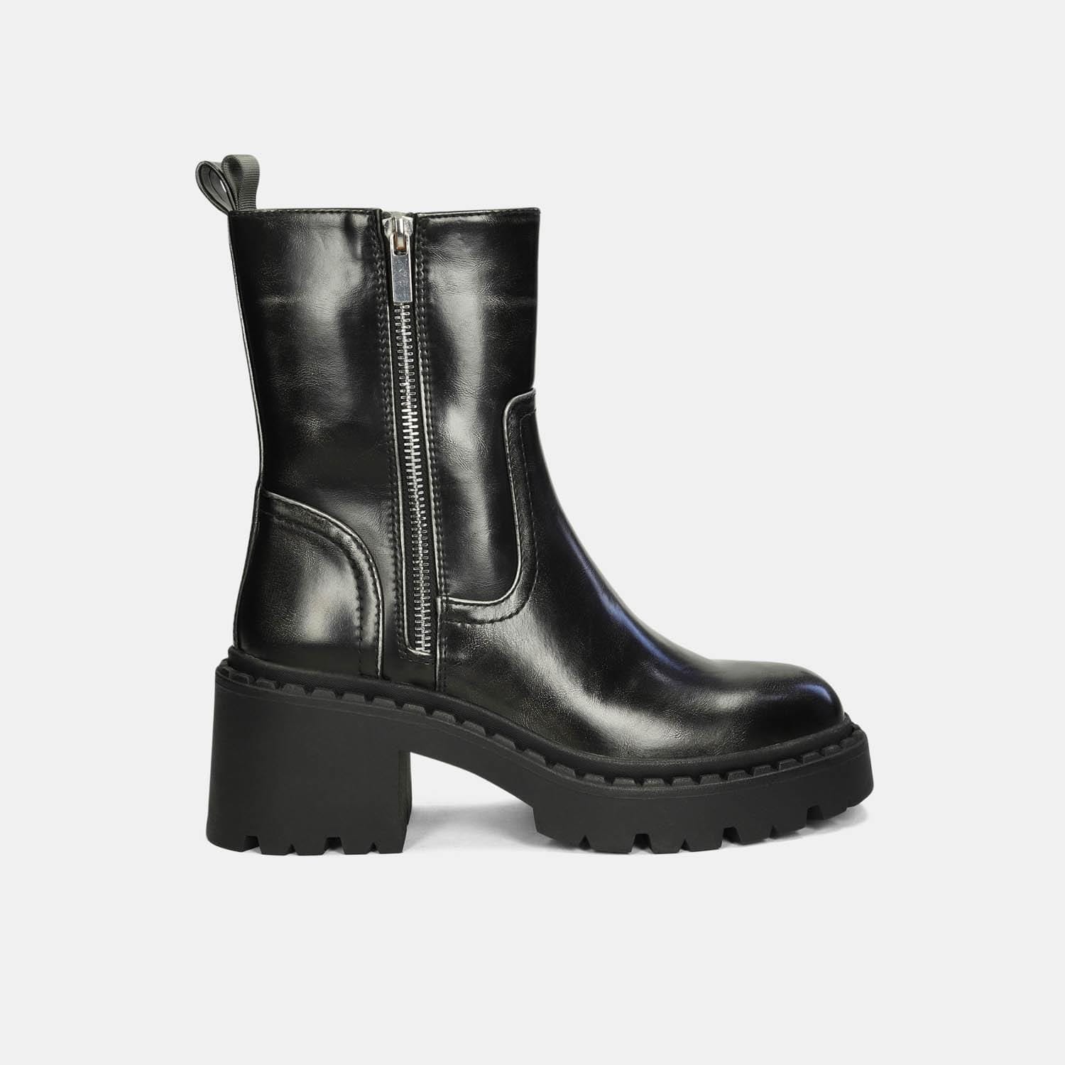Botines Para Mujer Bata Negro Karly Filly