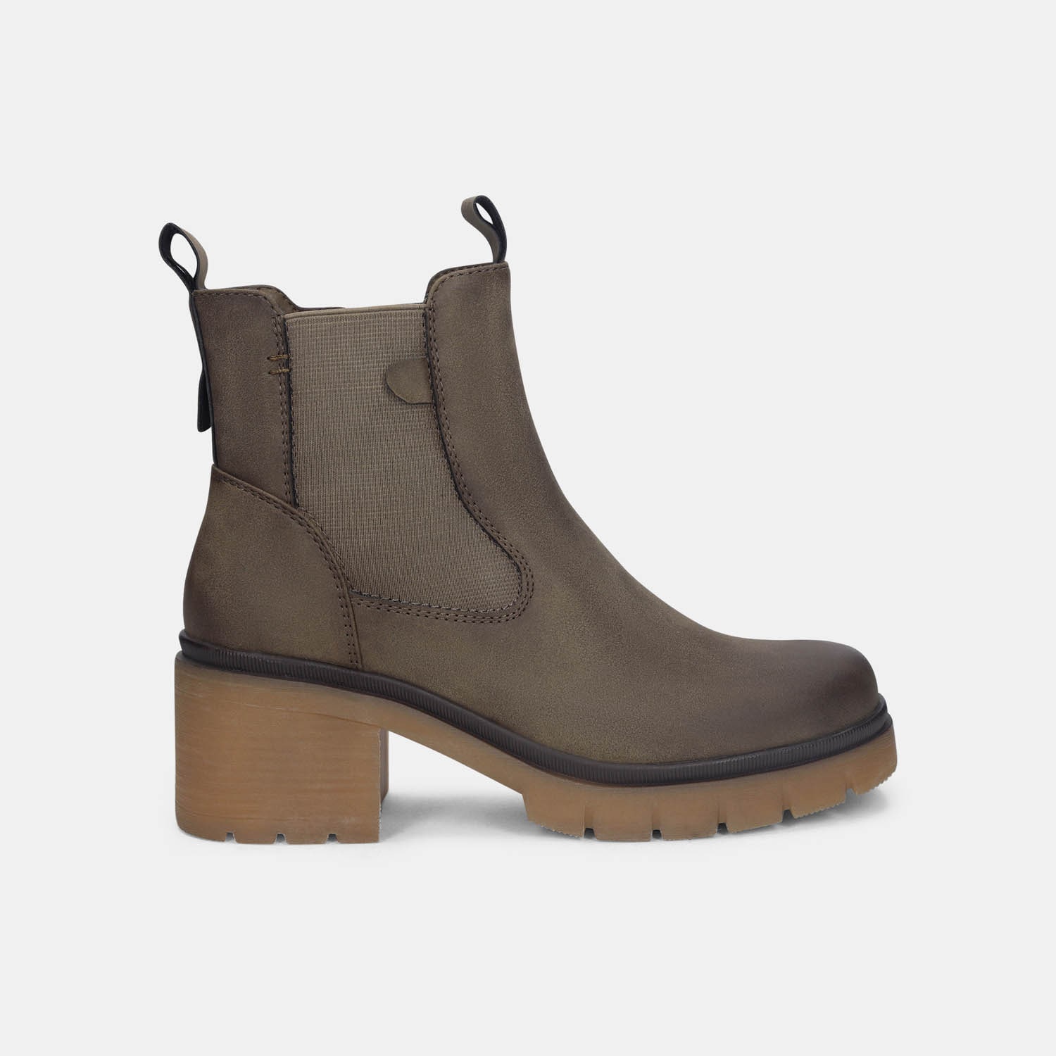 Botines Para Mujer Bata Café Claro Xena