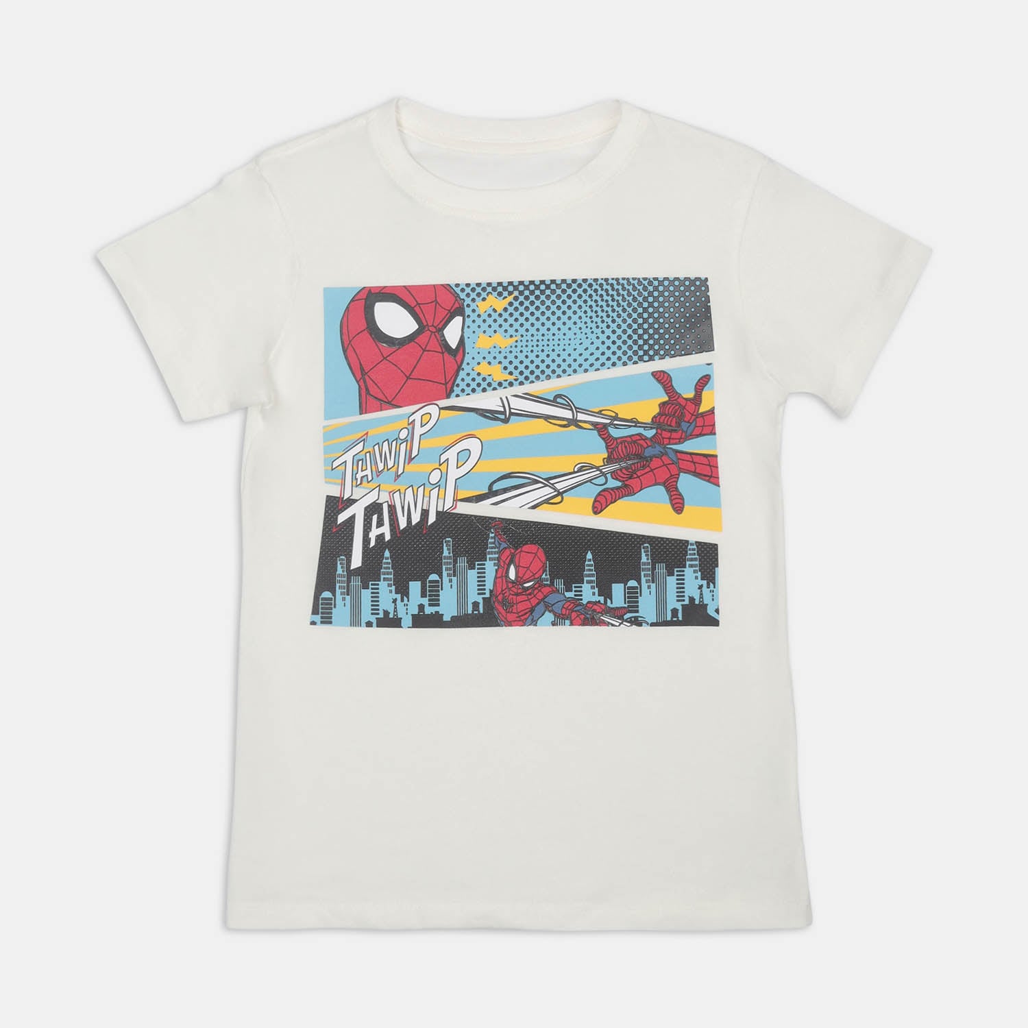 Camiseta Para Niño Licenses Marvel Blanco
