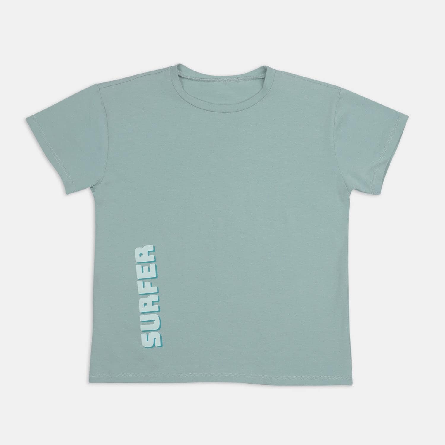 Camiseta Para Niño Bubblegummers Verde Menta Ordenador