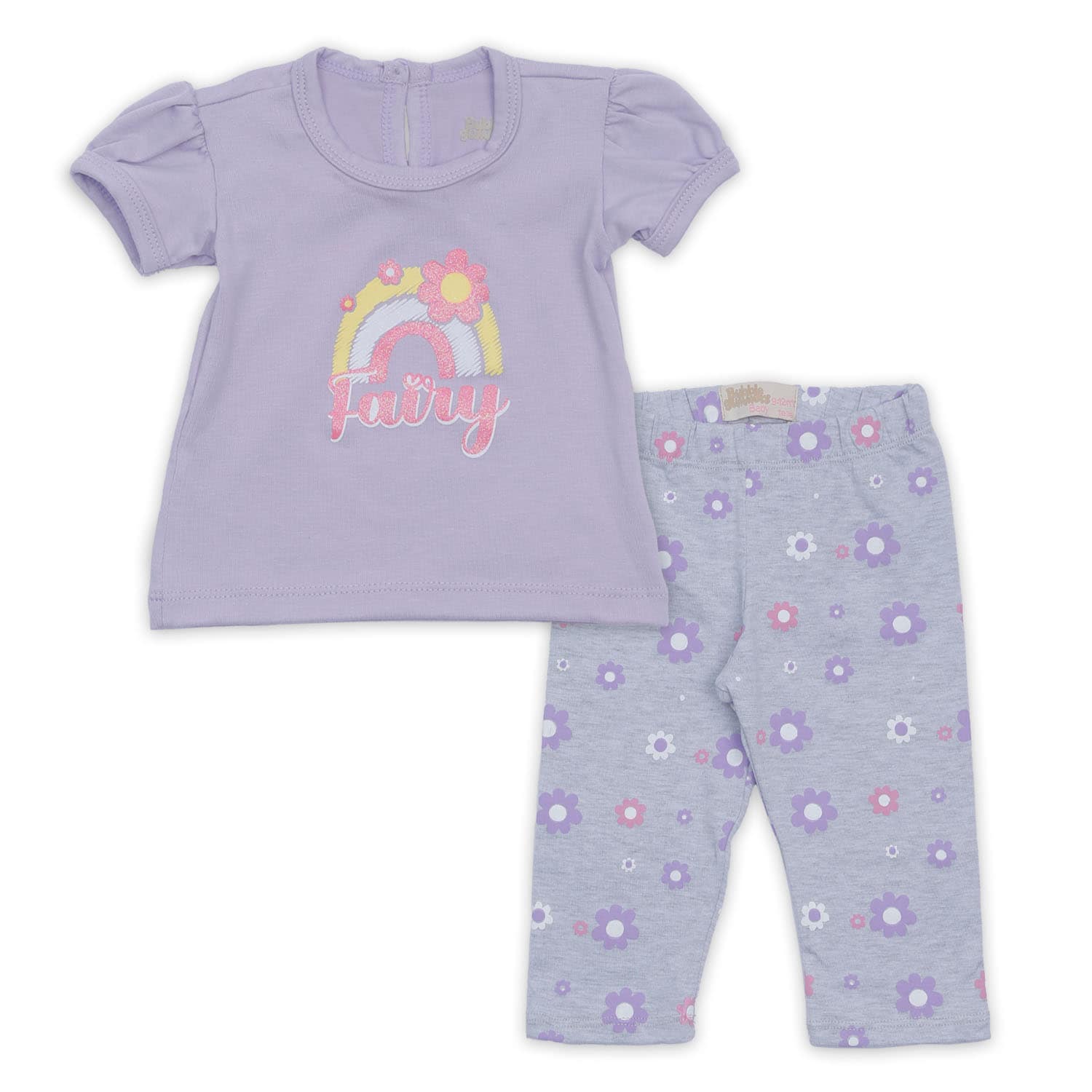 Conjunto Para Niña Bubblegummers Lila-Gris Jarita