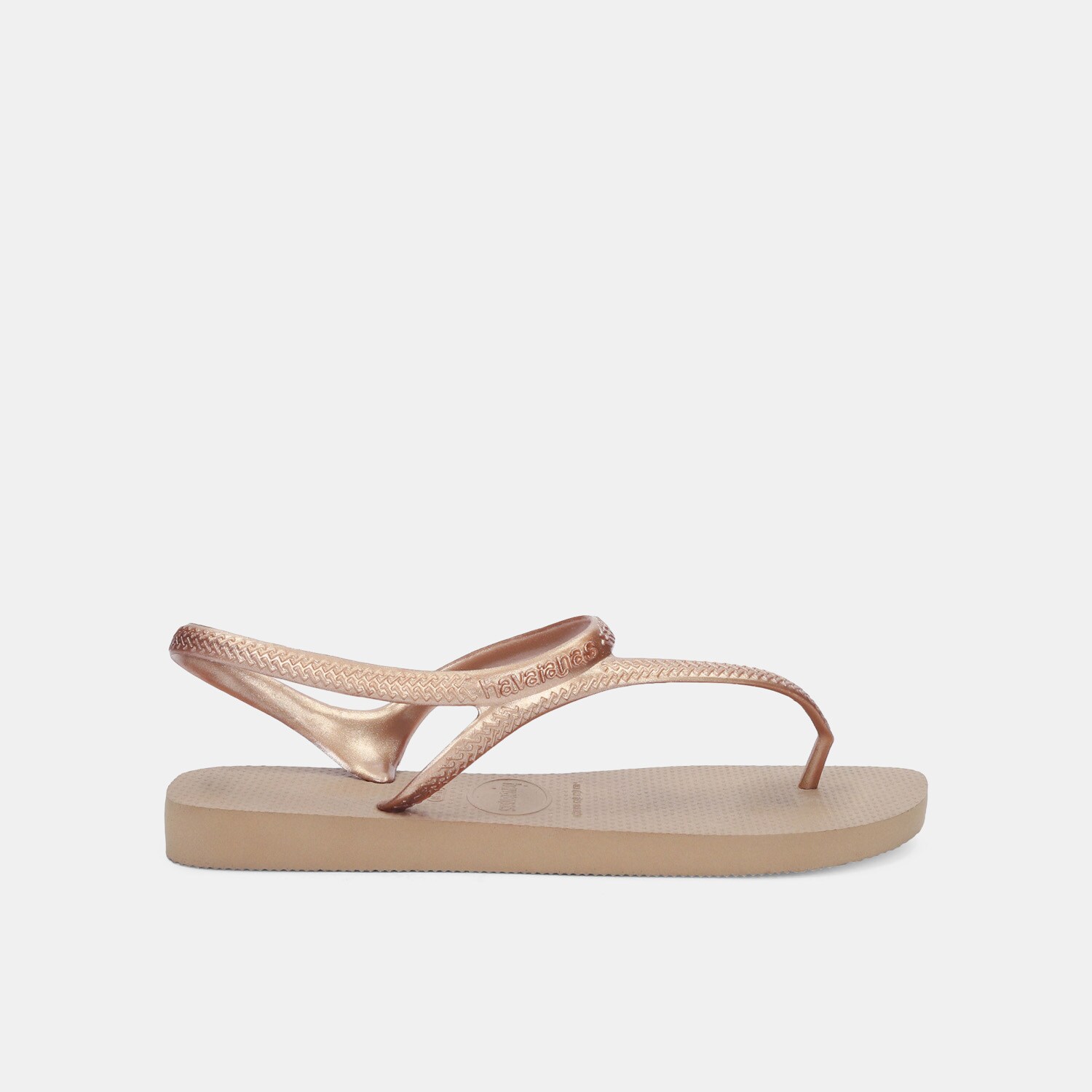 Chanclas Para Mujer Havaianas Café Oscuro Fabiana Full Plastic