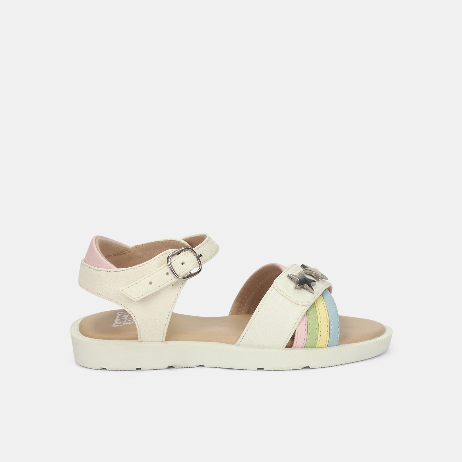 Sandalia Para Niña Bubblegummers Blanco Tais