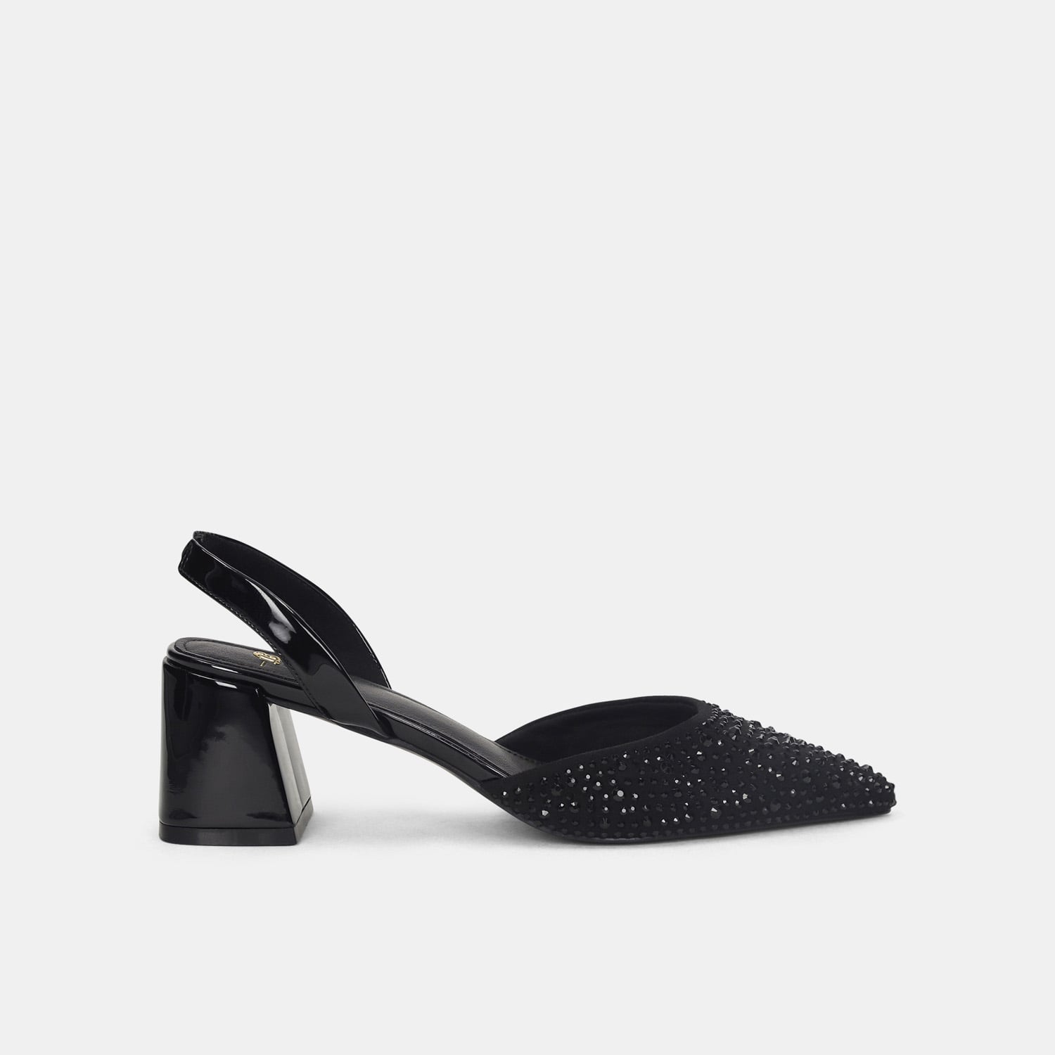 Tacones Para Mujer Bata Negro Alta