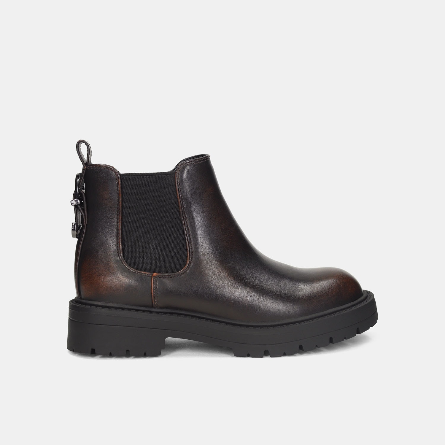 Botines Para Mujer Bata Café Oscuro Madi