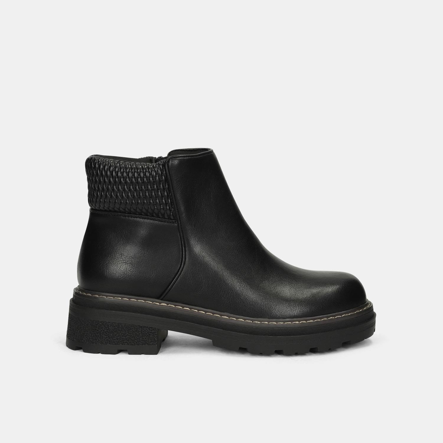 Botines Para Mujer Bata Negro Lamar Ximena