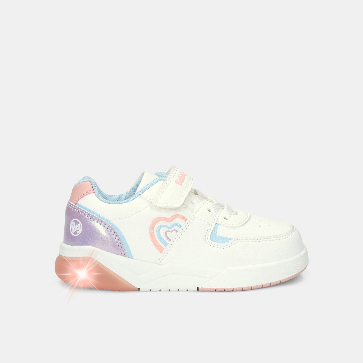 Tenis Con Luces Para Niña Bubblegummers Multicolor Dakar