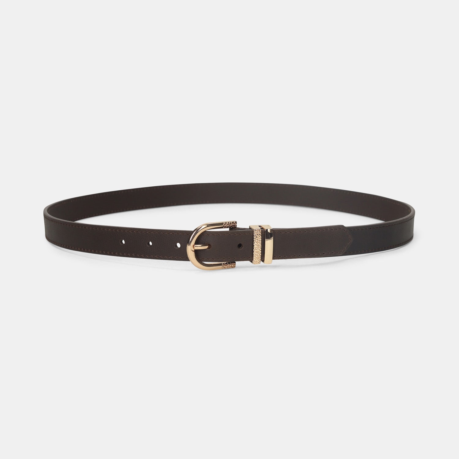 Cinturón Para Mujer Bata Negro Lamel