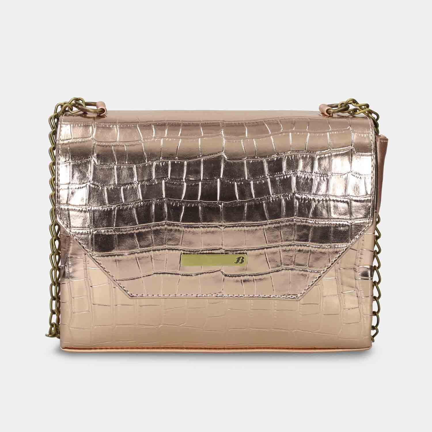 Cartera Para Mujer Bata Oro Rosa Marigold