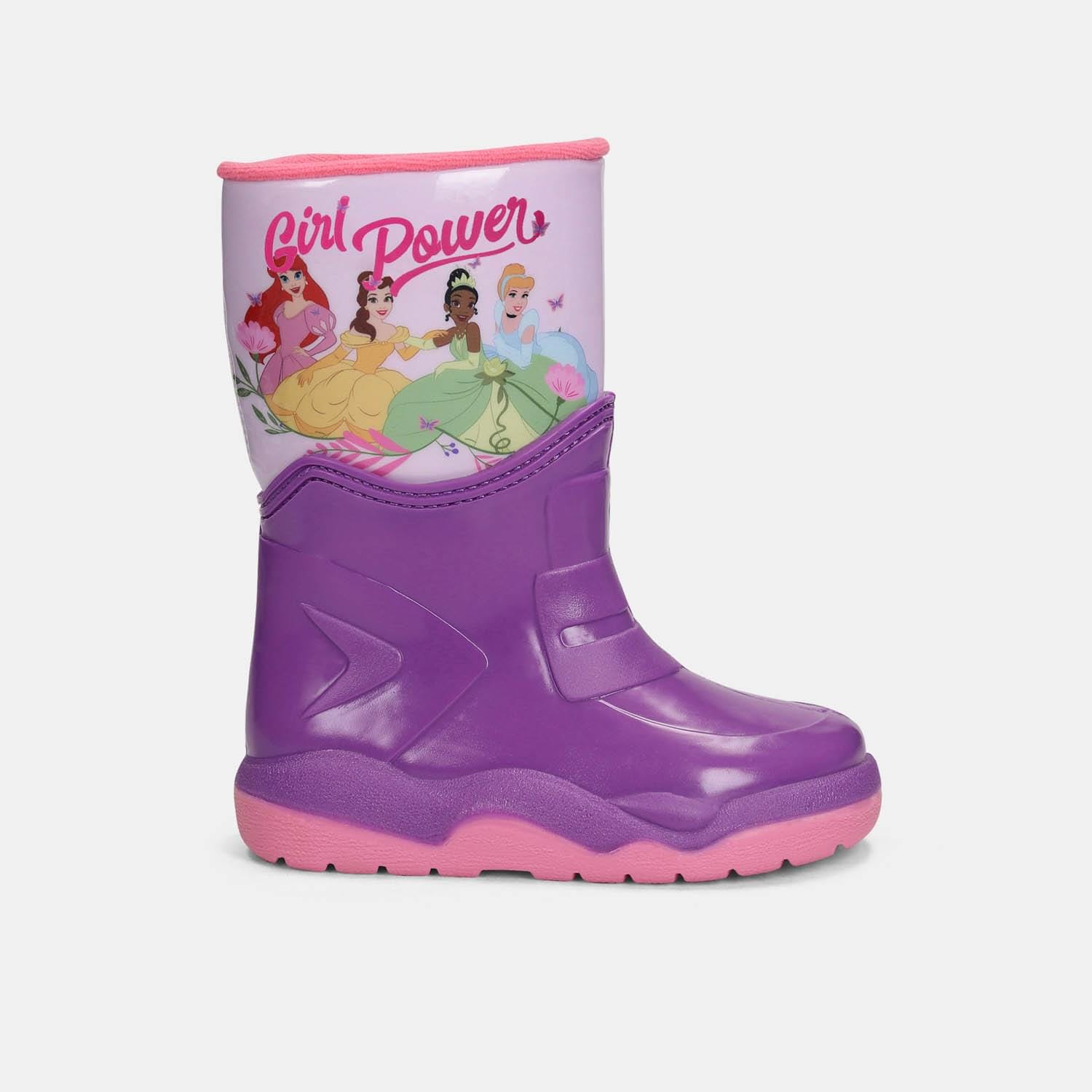 Bota De Lluvia Para Niña Disney Morado Terca L