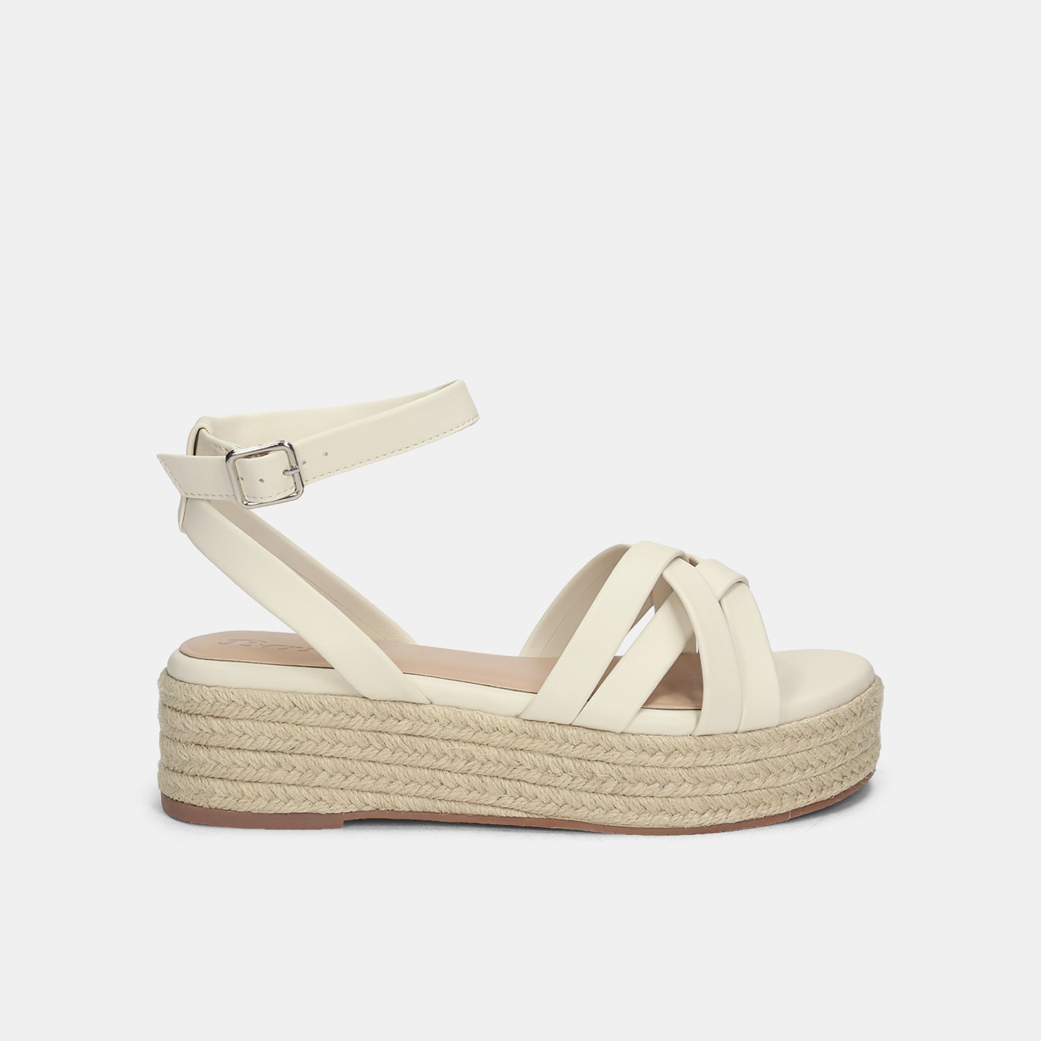 Sandalia Para Mujer Bata Café Claro Tati