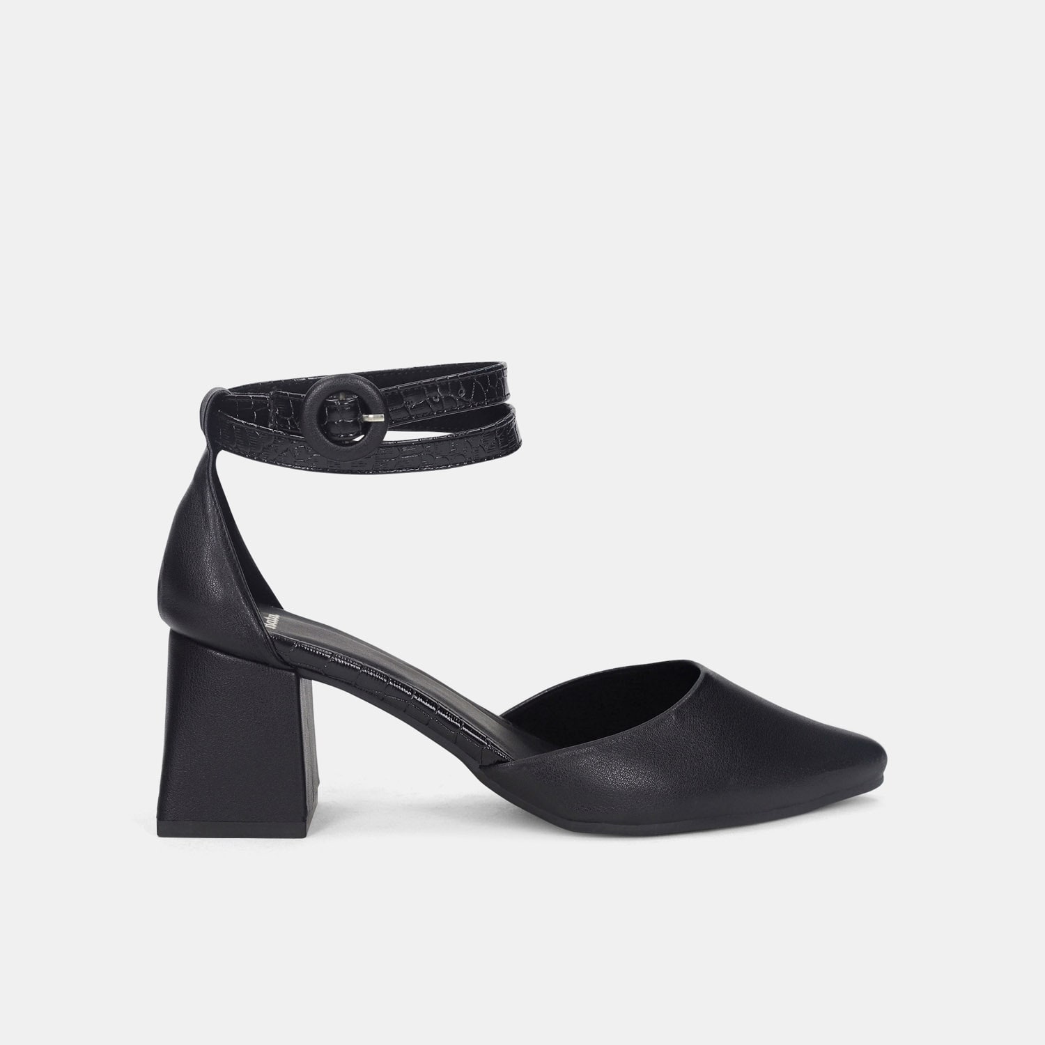 Tacones Para Mujer Bata Negro