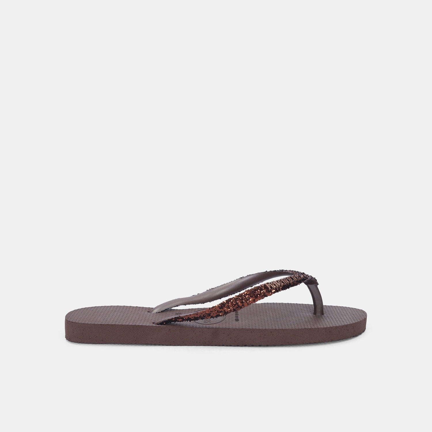 Chanclas Para Mujer Havaianas Café Oscuro Selene Full Plastic