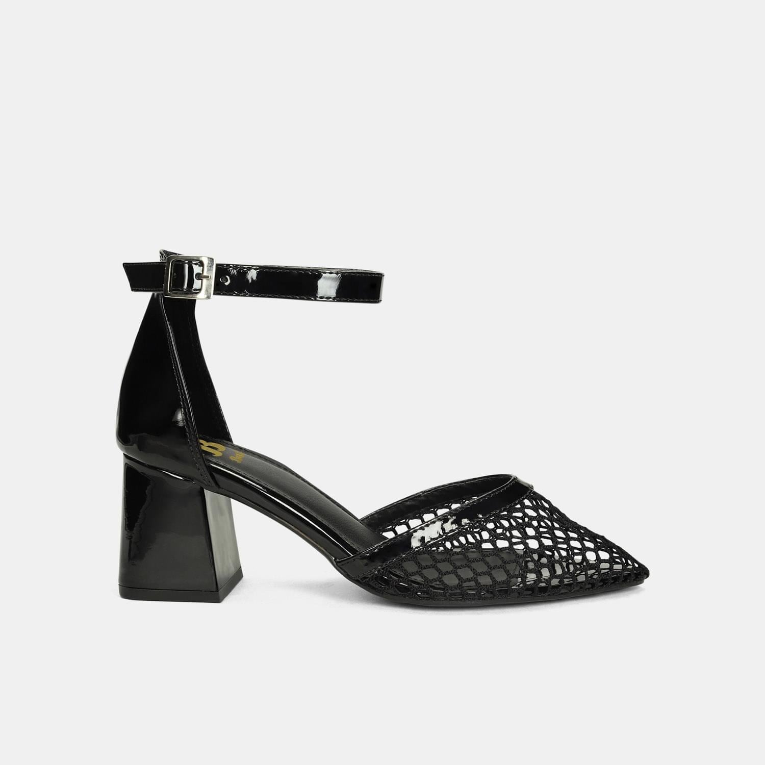 Tacones Para Mujer Bata Negro Katriel
