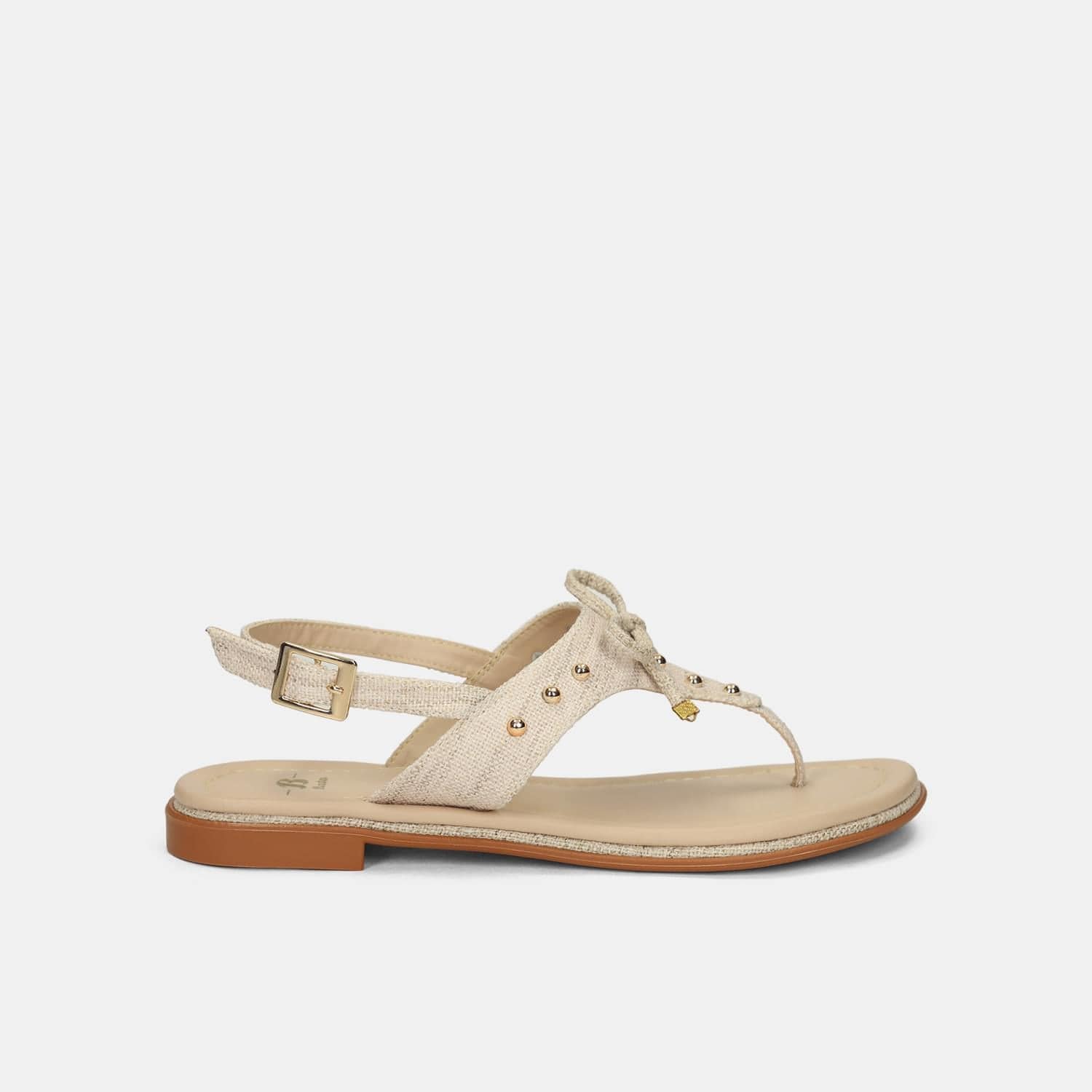 Sandalias Para Mujer Bata Beige Kimora