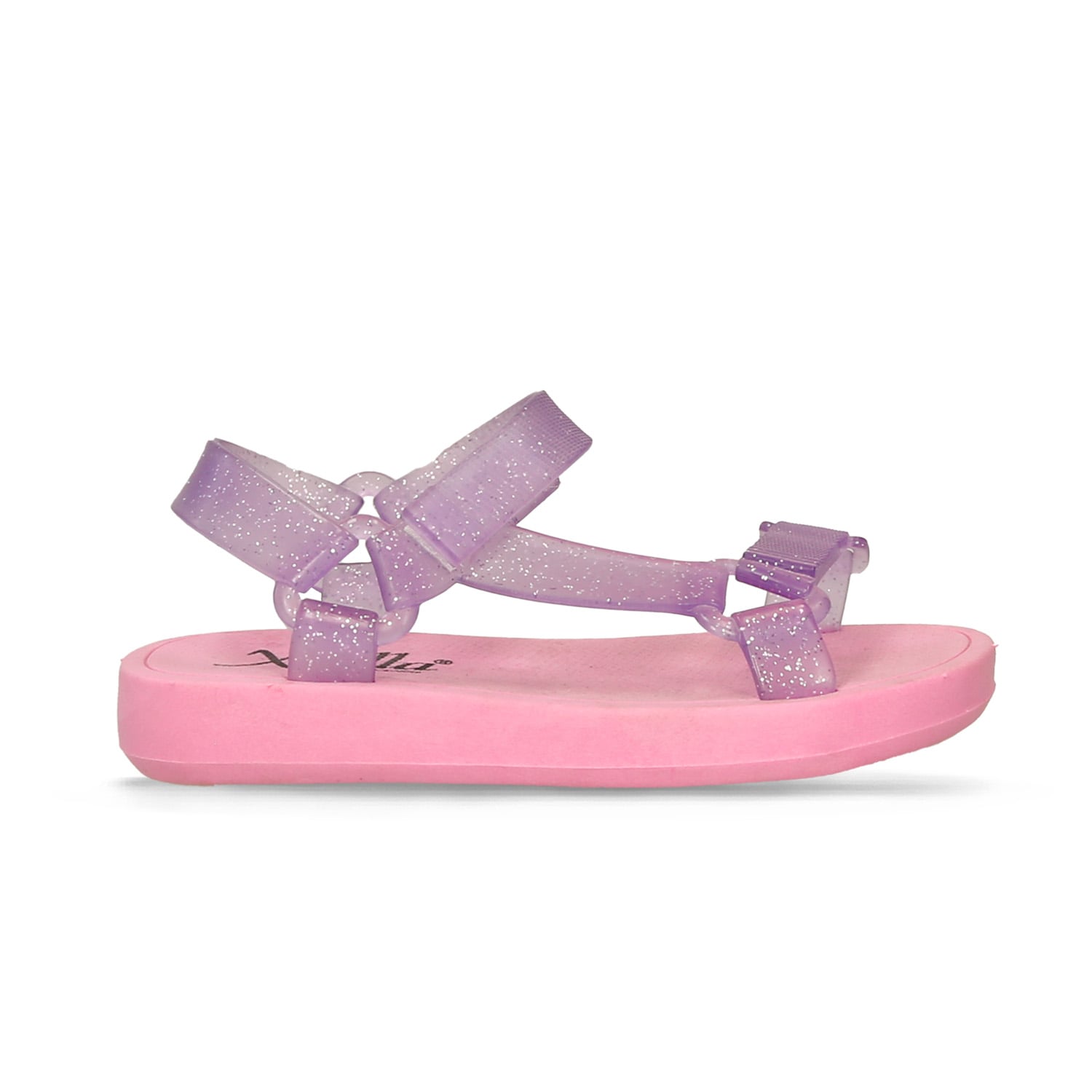 Sandalia Para Niña Bubblegummers Morado Ruthie