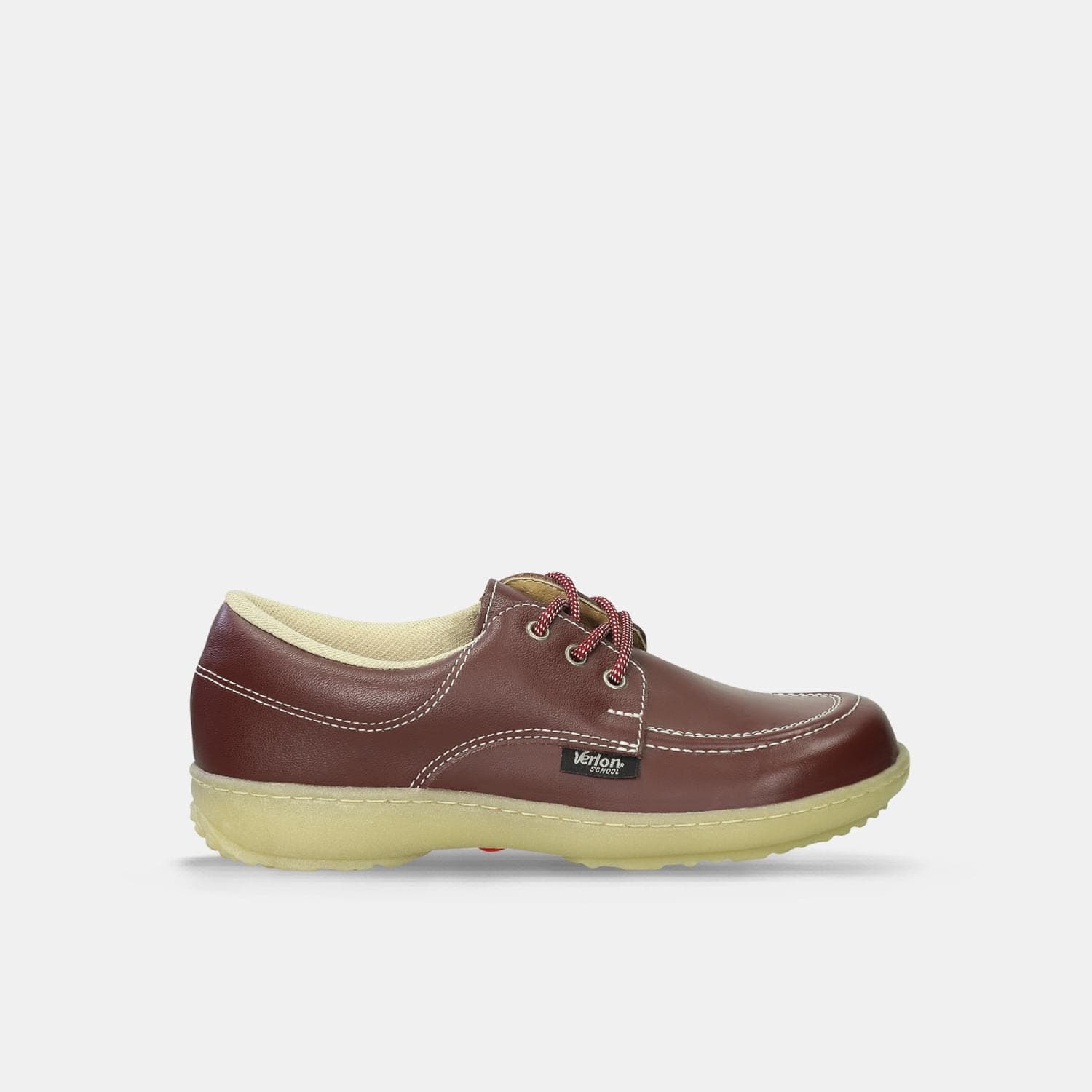 Zapatillas Escolar Junior Para Niños Verlon Café Diana Gold
