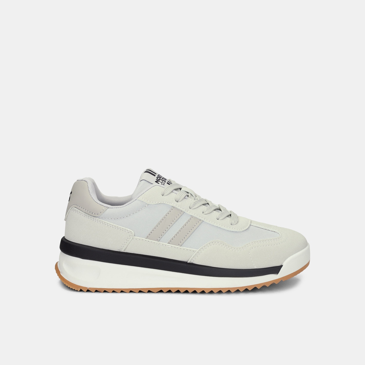 Tenis Para Hombre North Star Gris Luino