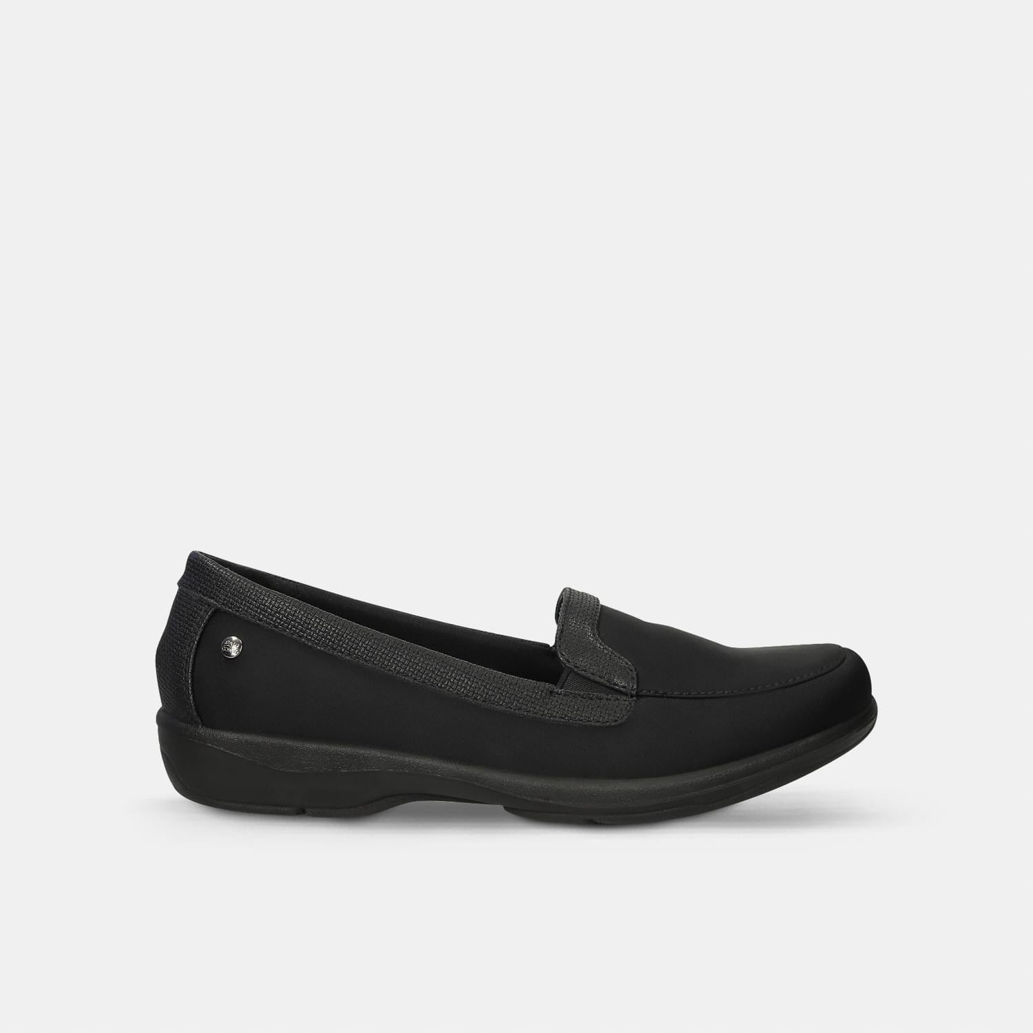 Mocasines Para Mujer Bata Comfit Negro Jazz Tali Flat