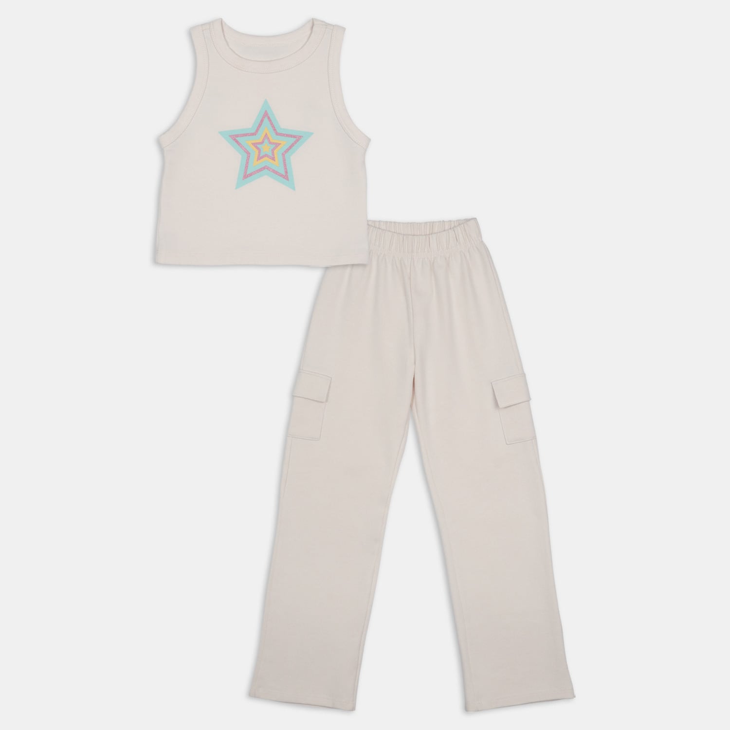 Conjunto Para Niña Bubblegummers Beige