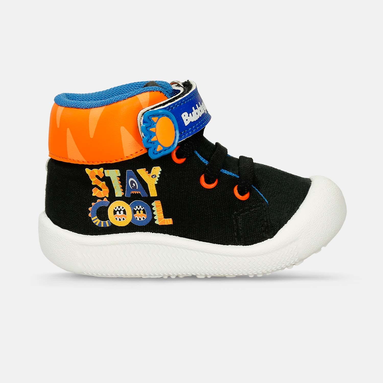 Botas Para Niño Bubblegummers Azul-Mostaza Salmon
