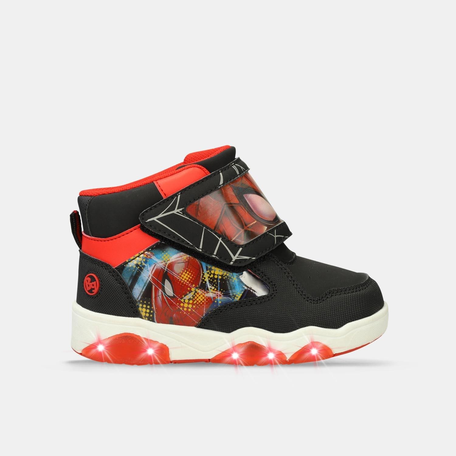Bota Con Luces Para Niño Bubblegummers/Marvel Azul Navid L 5Spiderman