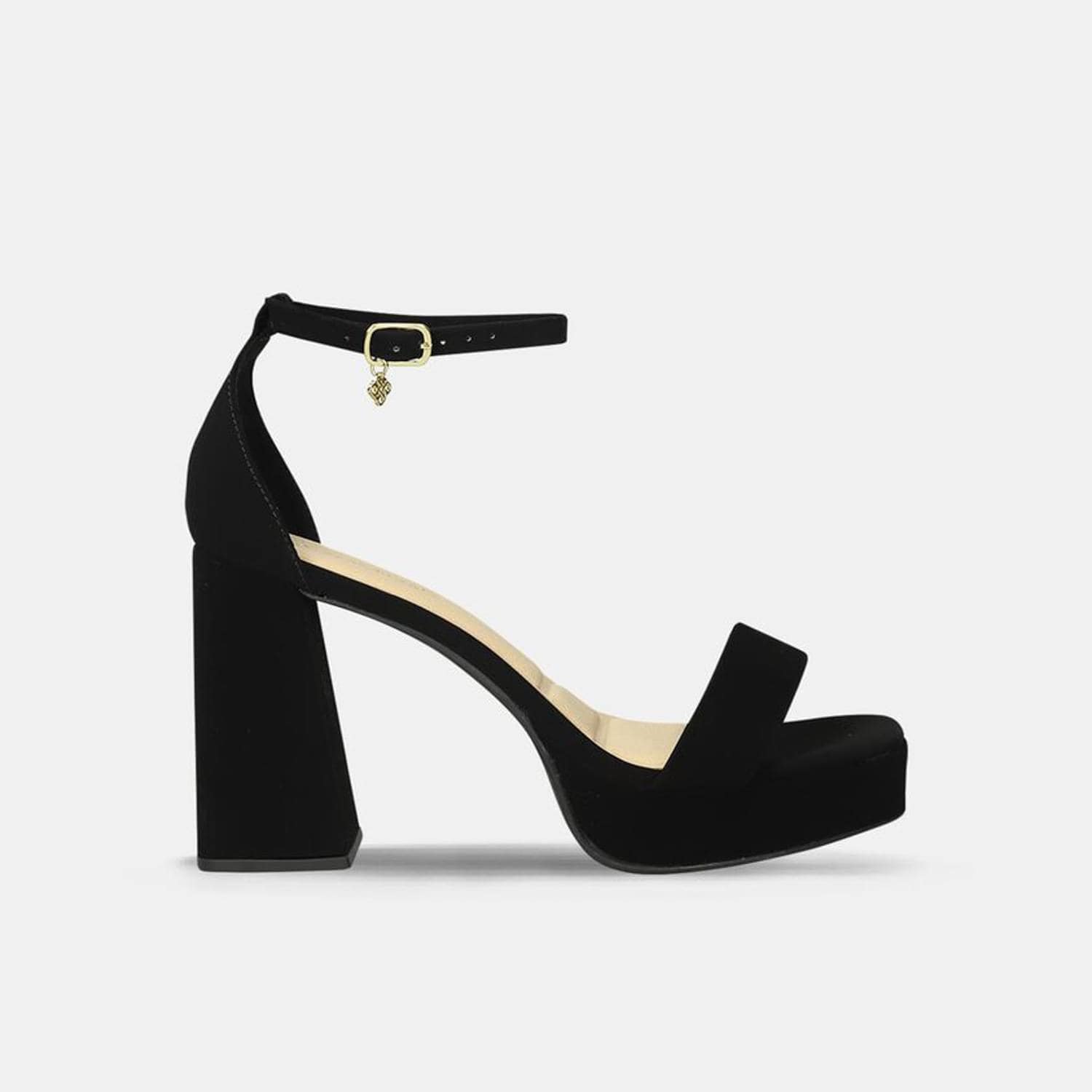 Sandalias Para Mujer Bata Red Label Negro Jin Dance