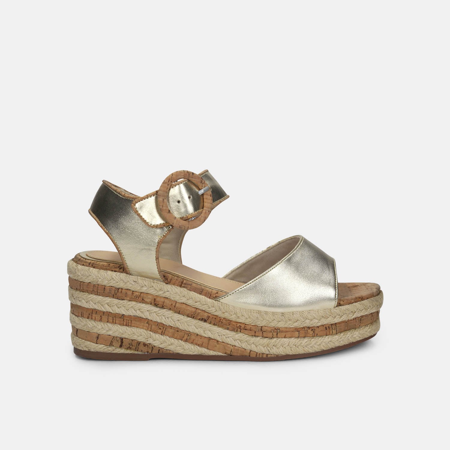Sandalias Para Mujer Bata Champaña