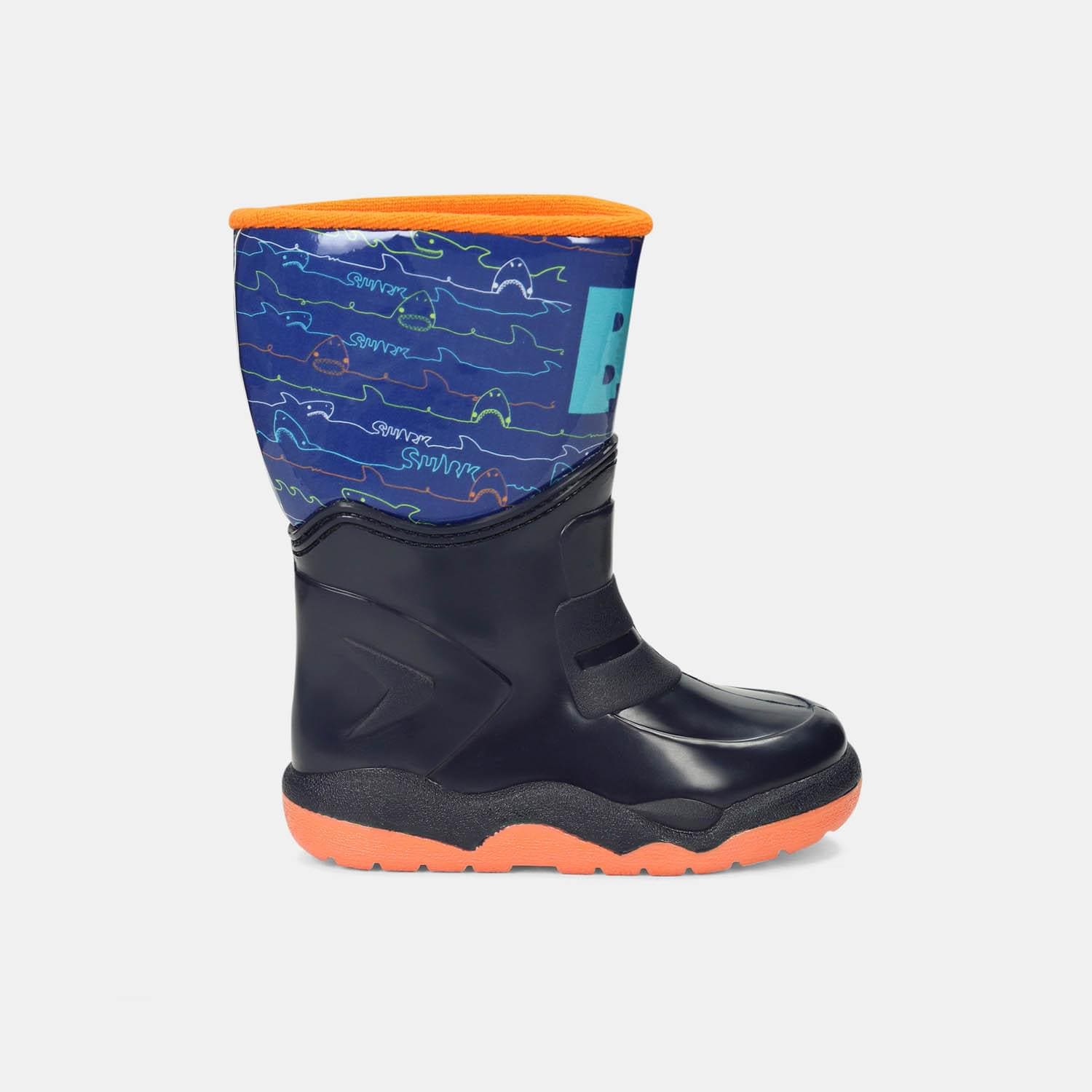 Botas De Lluvia Infantil Para Niño Bubblegummers Negro Tom