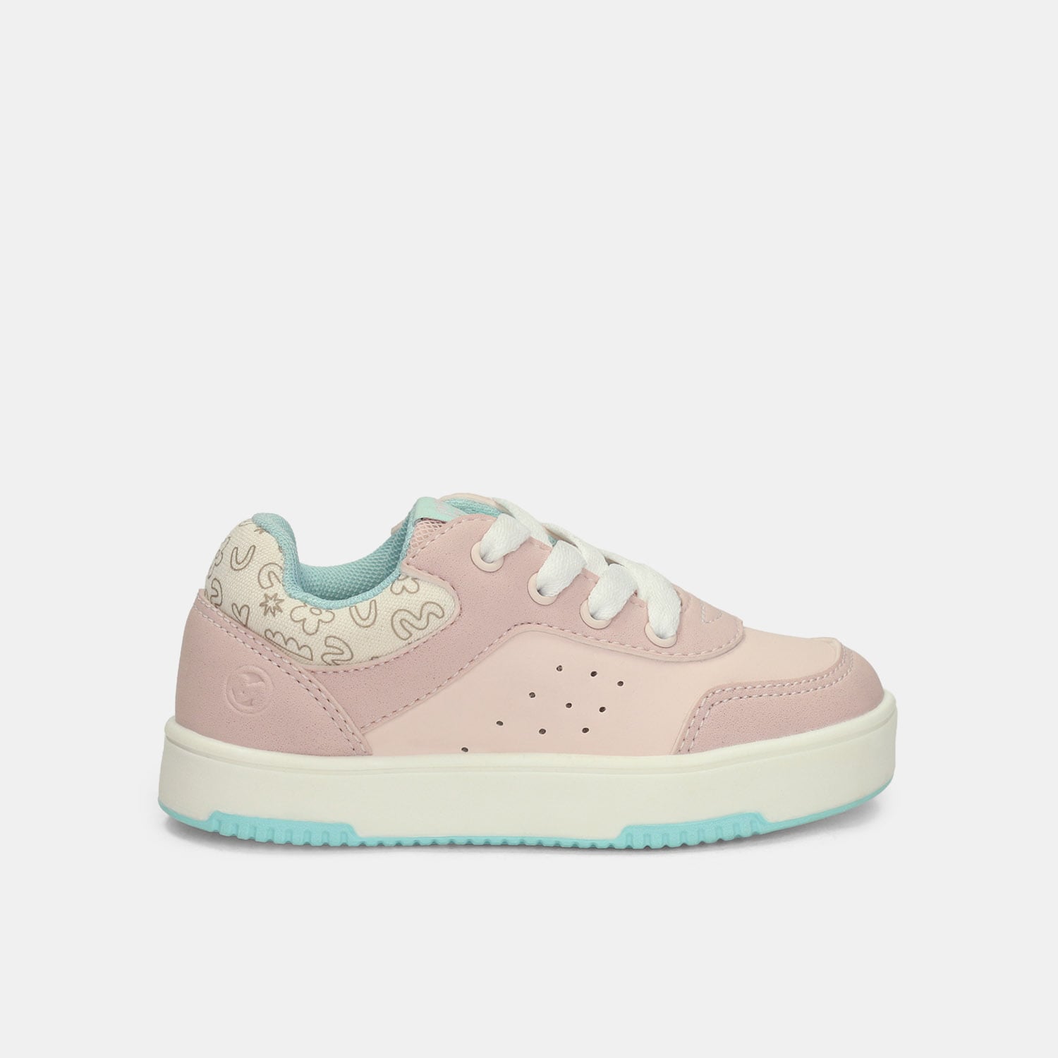 Tenis Para Niña Bubblegummers Beige Abeja Court Bg First Step Girls 1 +
