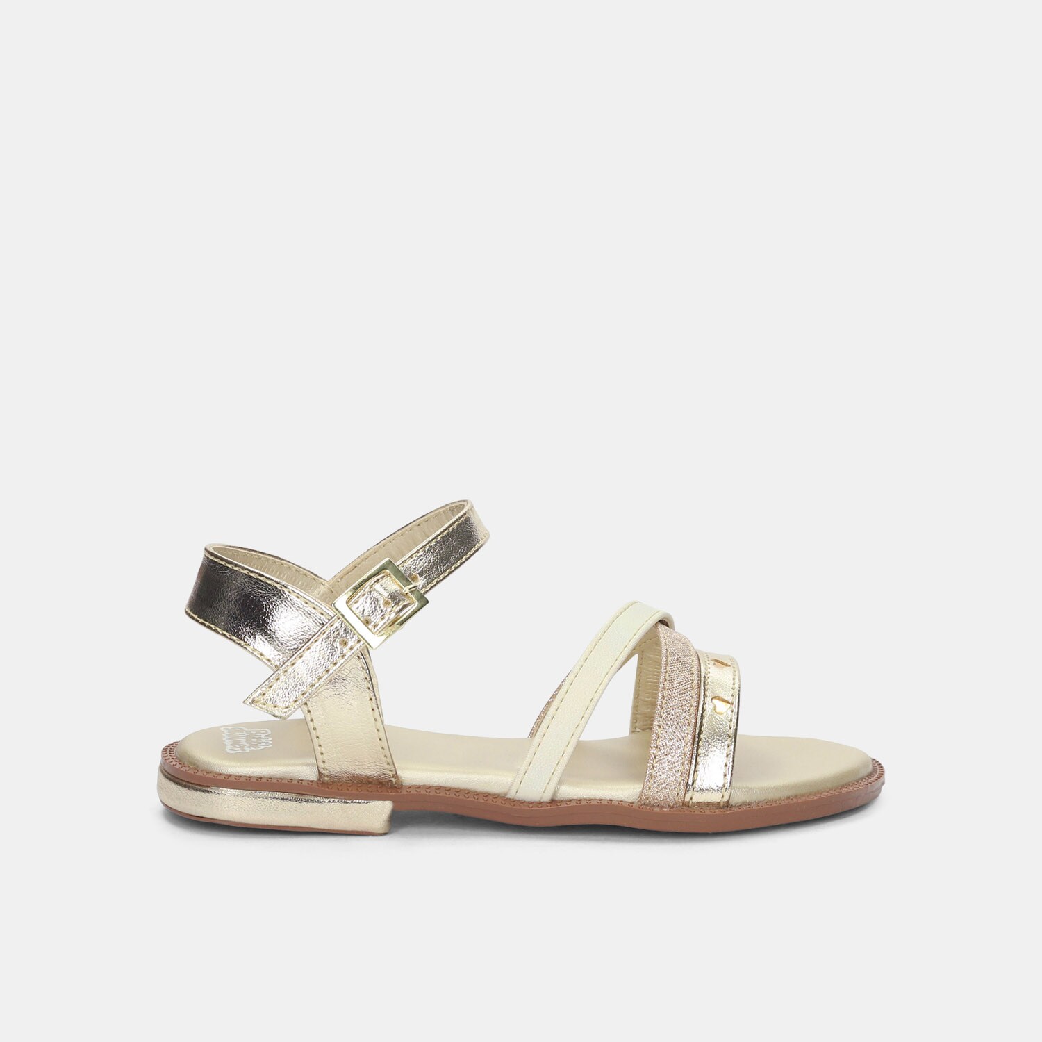 Sandalias Para Niña Bubblegummers Gris Bosny Junior Girls 6 +