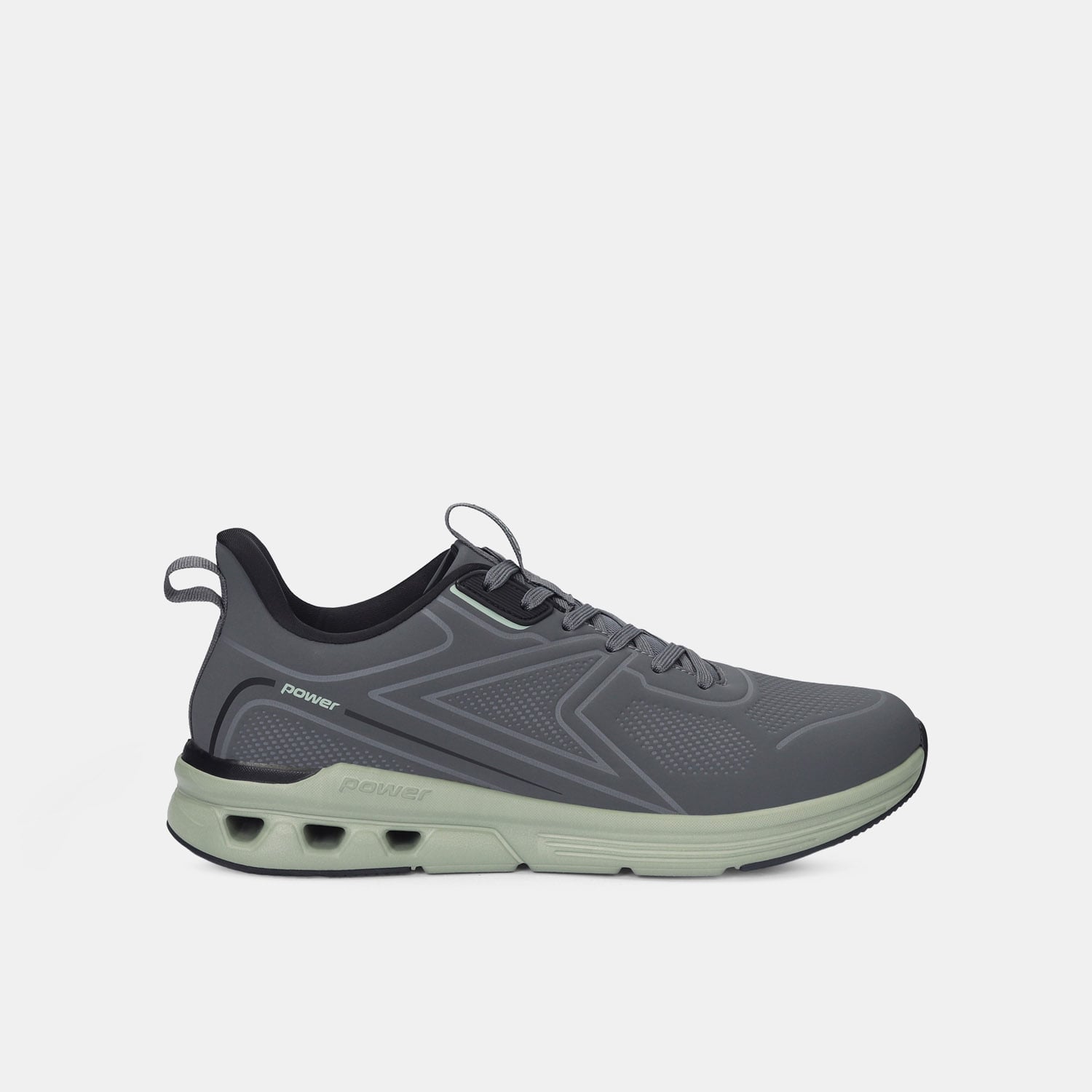 Tenis Deportivos Para Hombre Power Gris Export 100