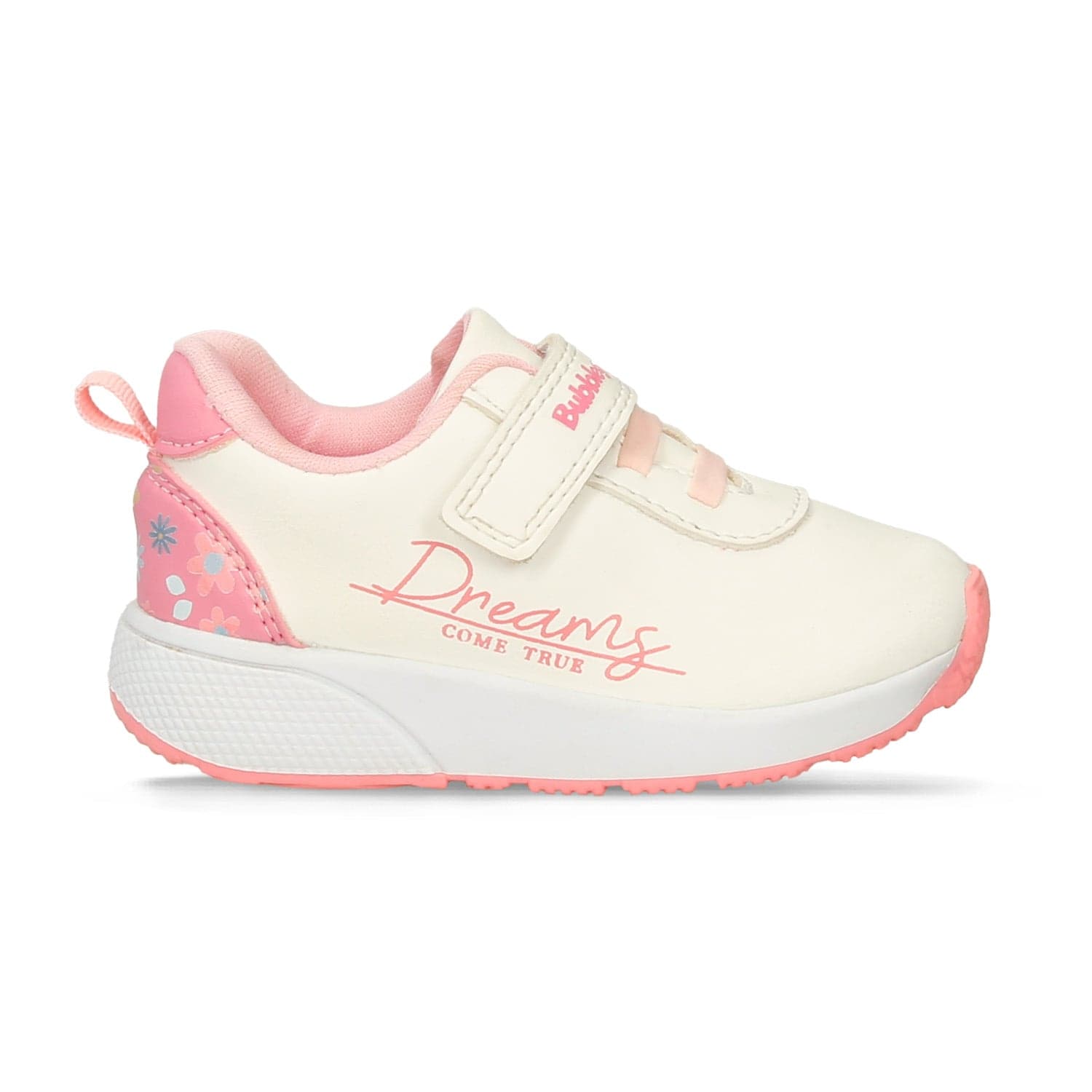 Tenis Para Niña Bubblegummers Beige-Rosado
