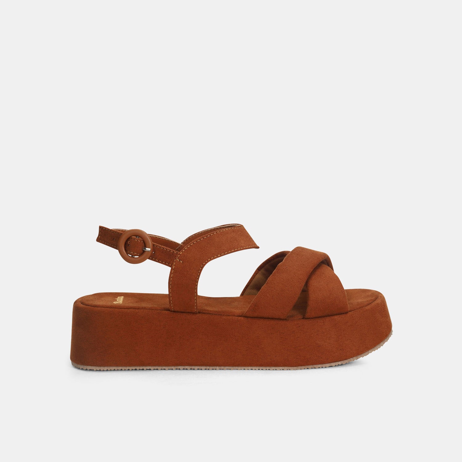 Sandalia Para Mujer Bata Café Claro Soda