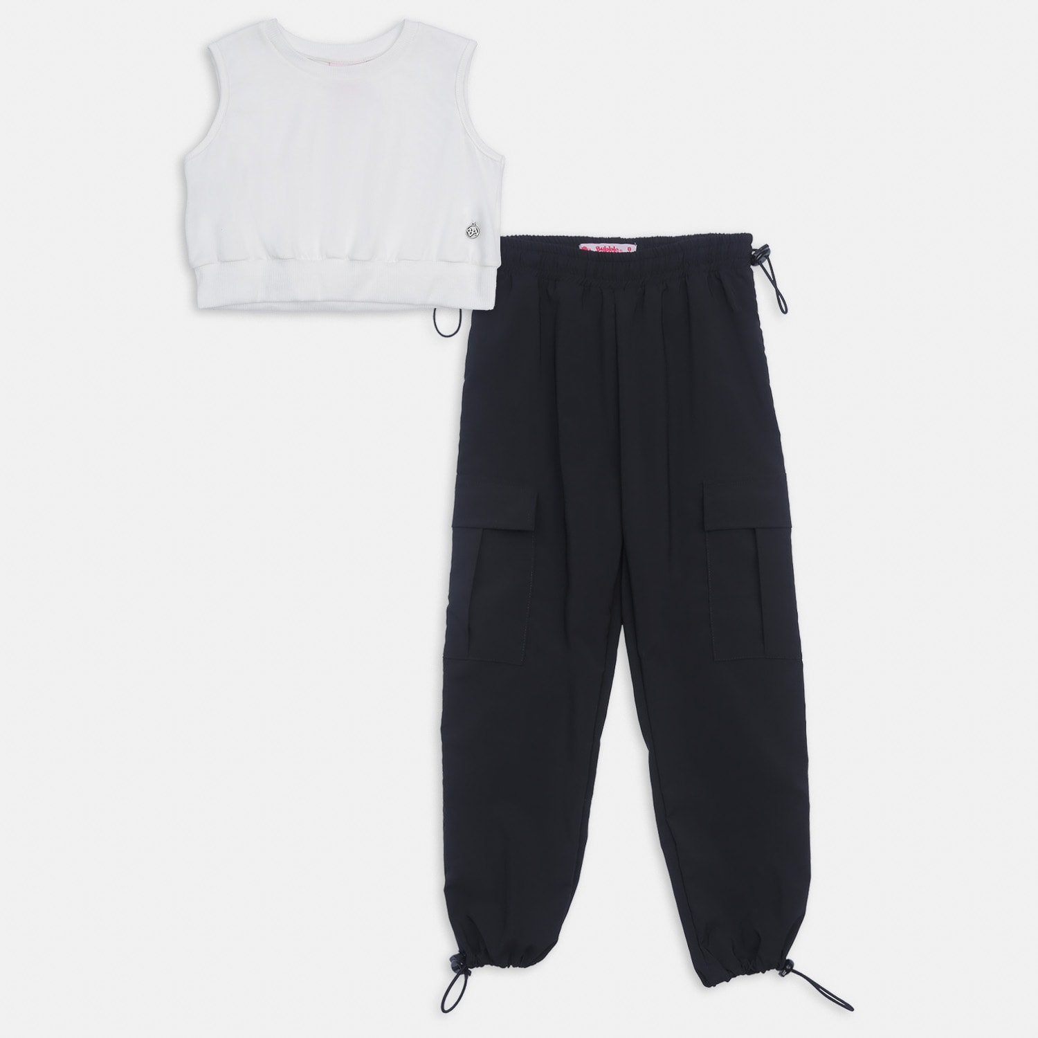 Conjunto Para Niña Bubblegummers Blanco-Negro Janys