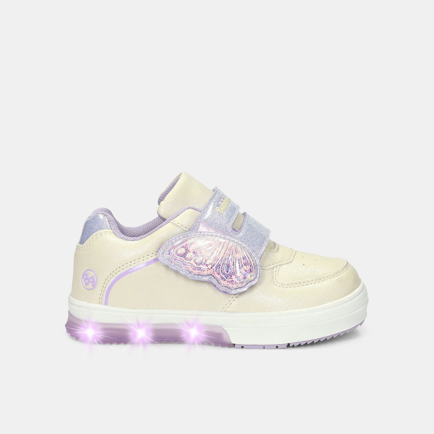 Tenis Para Niña Bubblegummers Blanco Neon