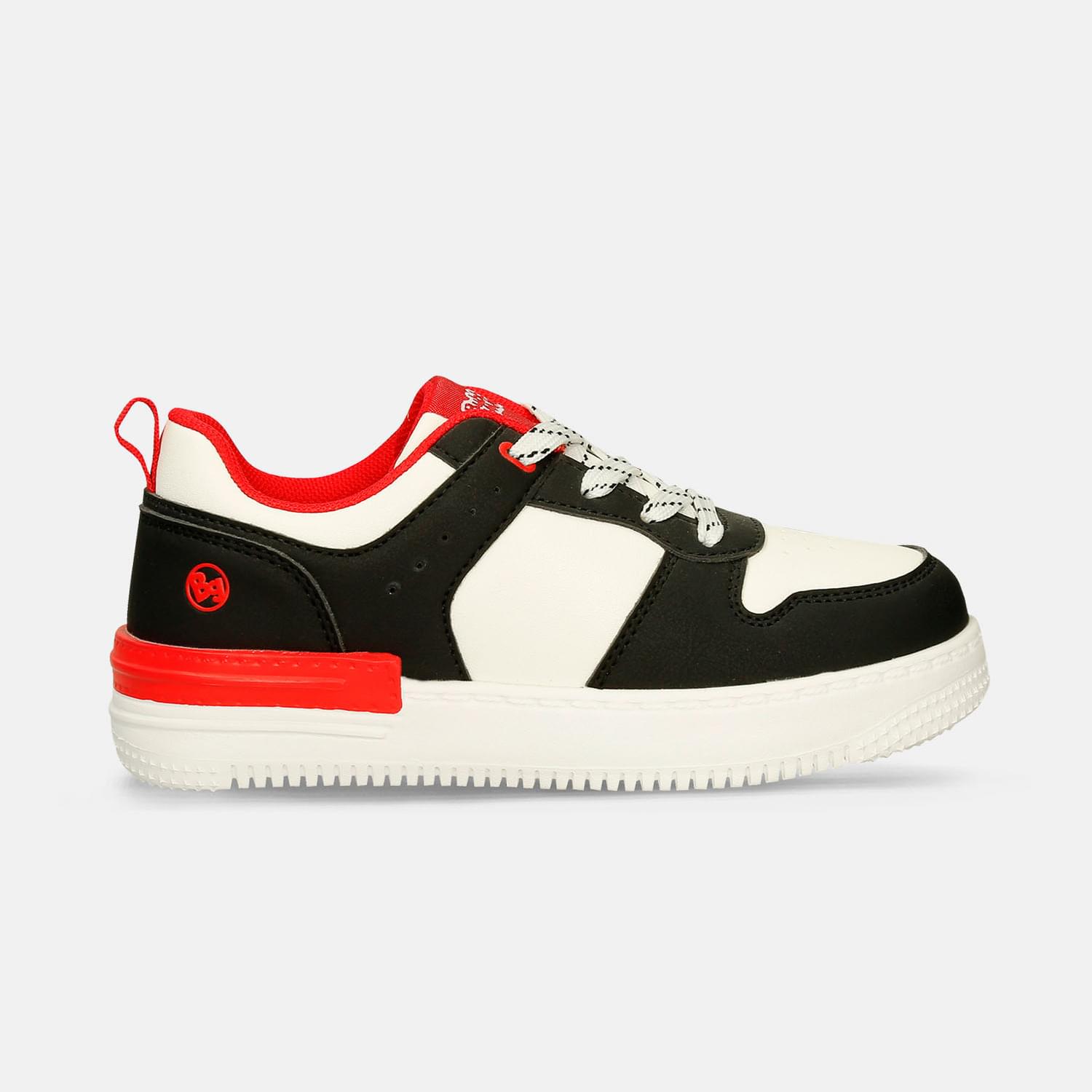 Tenis Para Niño Bubblegummers Blanco-Negro Seguro
