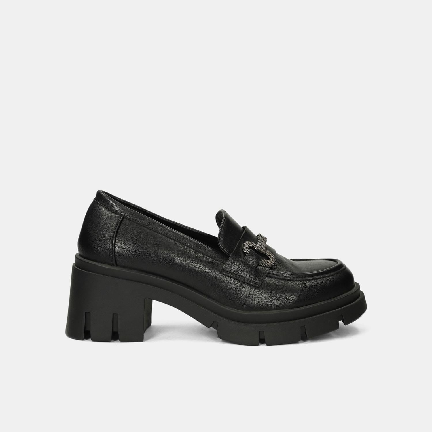 Mocasines Para Mujer Bata Red Label Negro Idony Hamburg