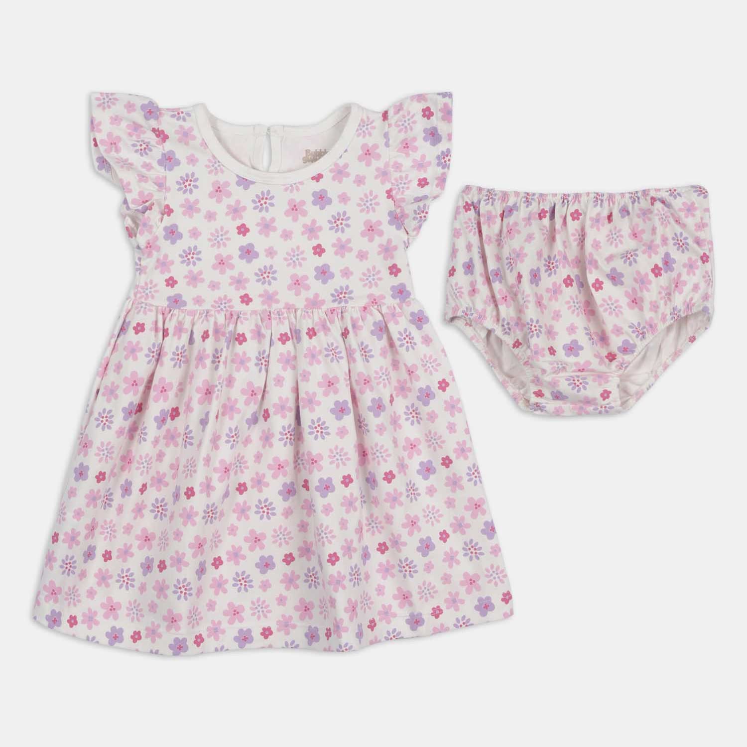 Vestido Para Niña Bubblegummers Multicolor Ottavia Bebé