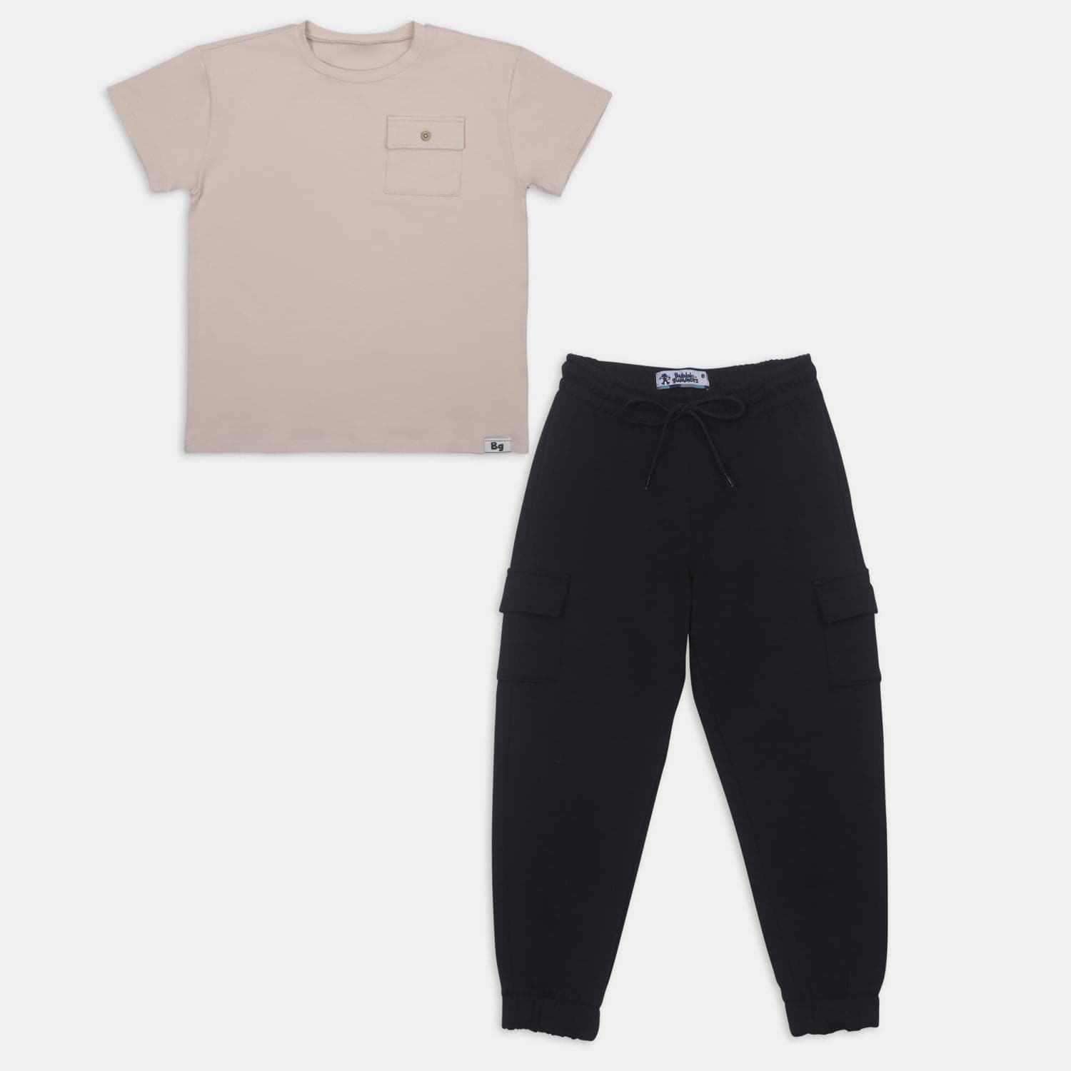 Conjunto Para Niño Bubblegummers Beige Oscuro