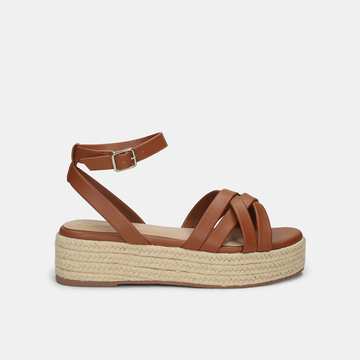 Sandalia Para Mujer Bata Café Claro Tati