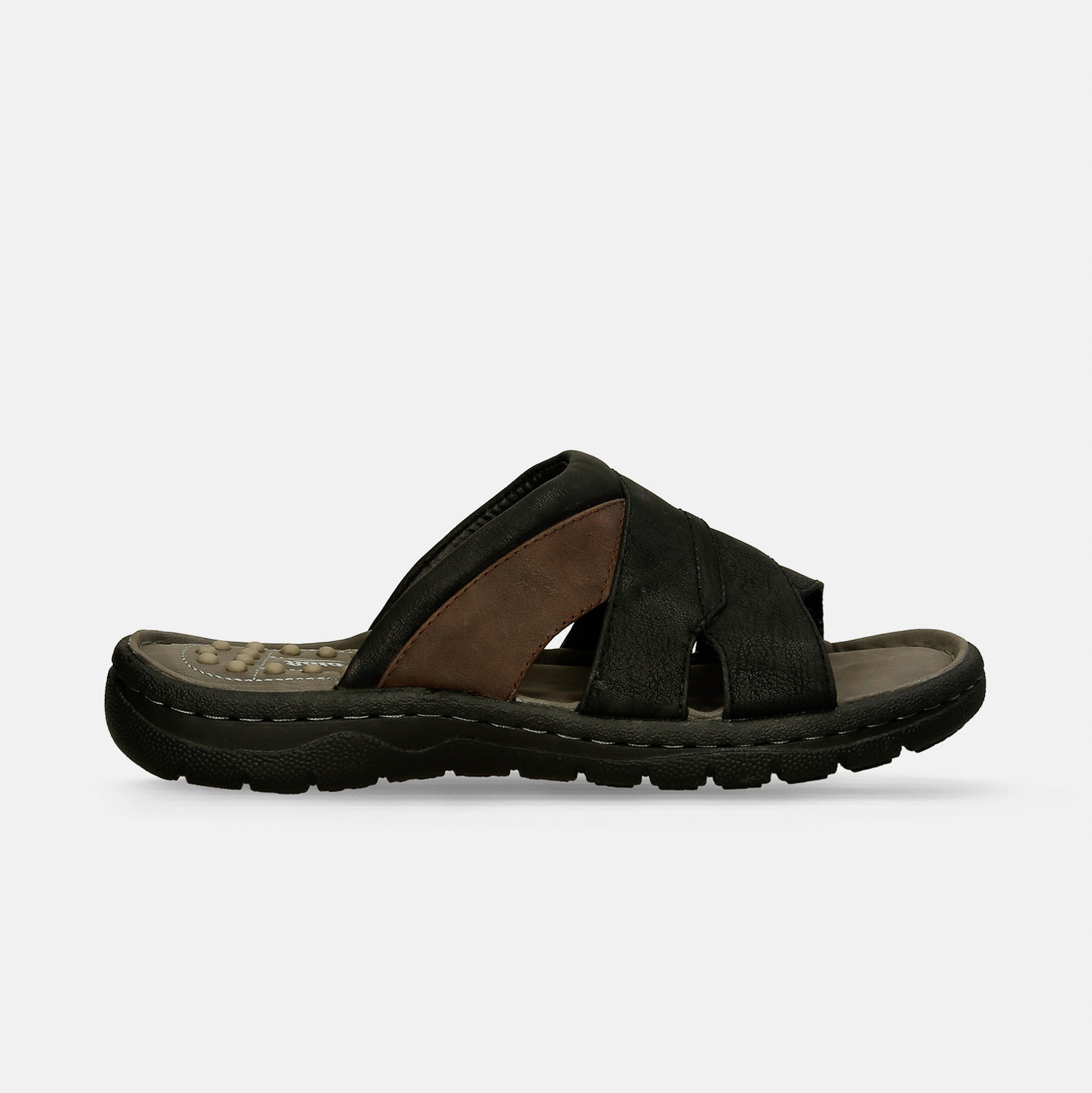 Sandalia Para Hombre Bata Comfit Negro Marlon Chot Summer