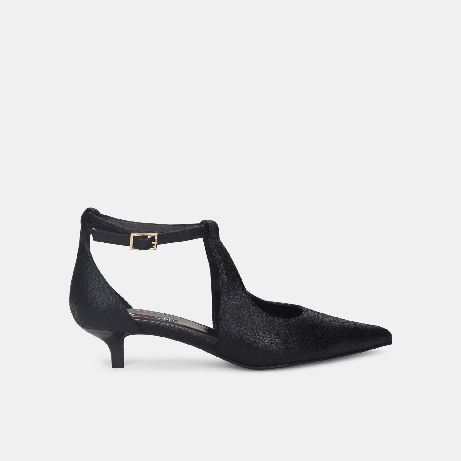 Tacones Para Mujer Bata Red Label Negro Peony