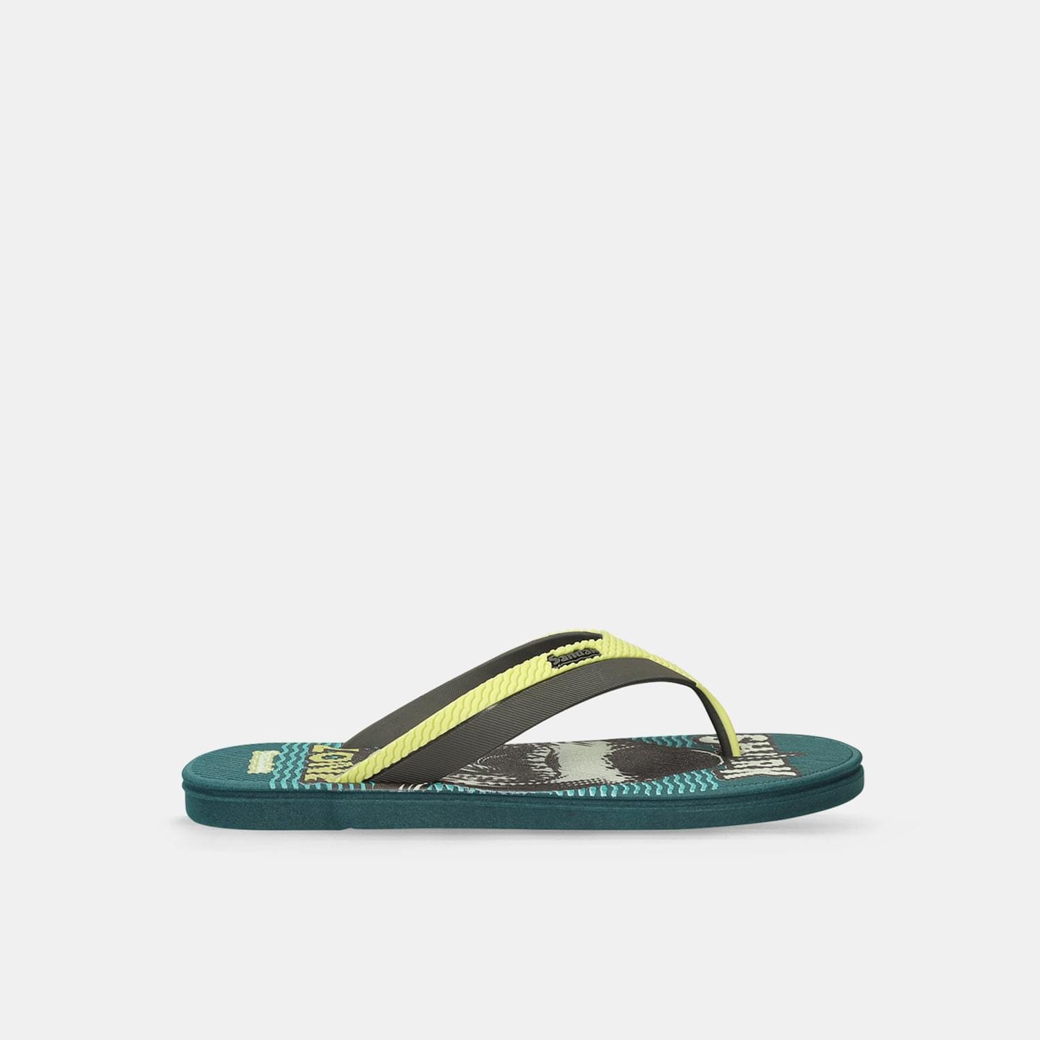 Sandalias Para Hombre Sandak Verde-Amarillo Melman S