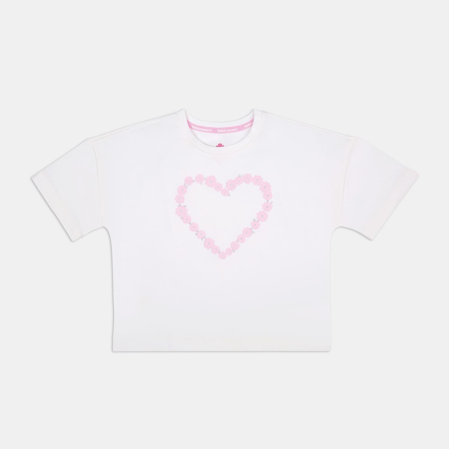 Camiseta Para Niña Bubblegummers Marfil Manuela