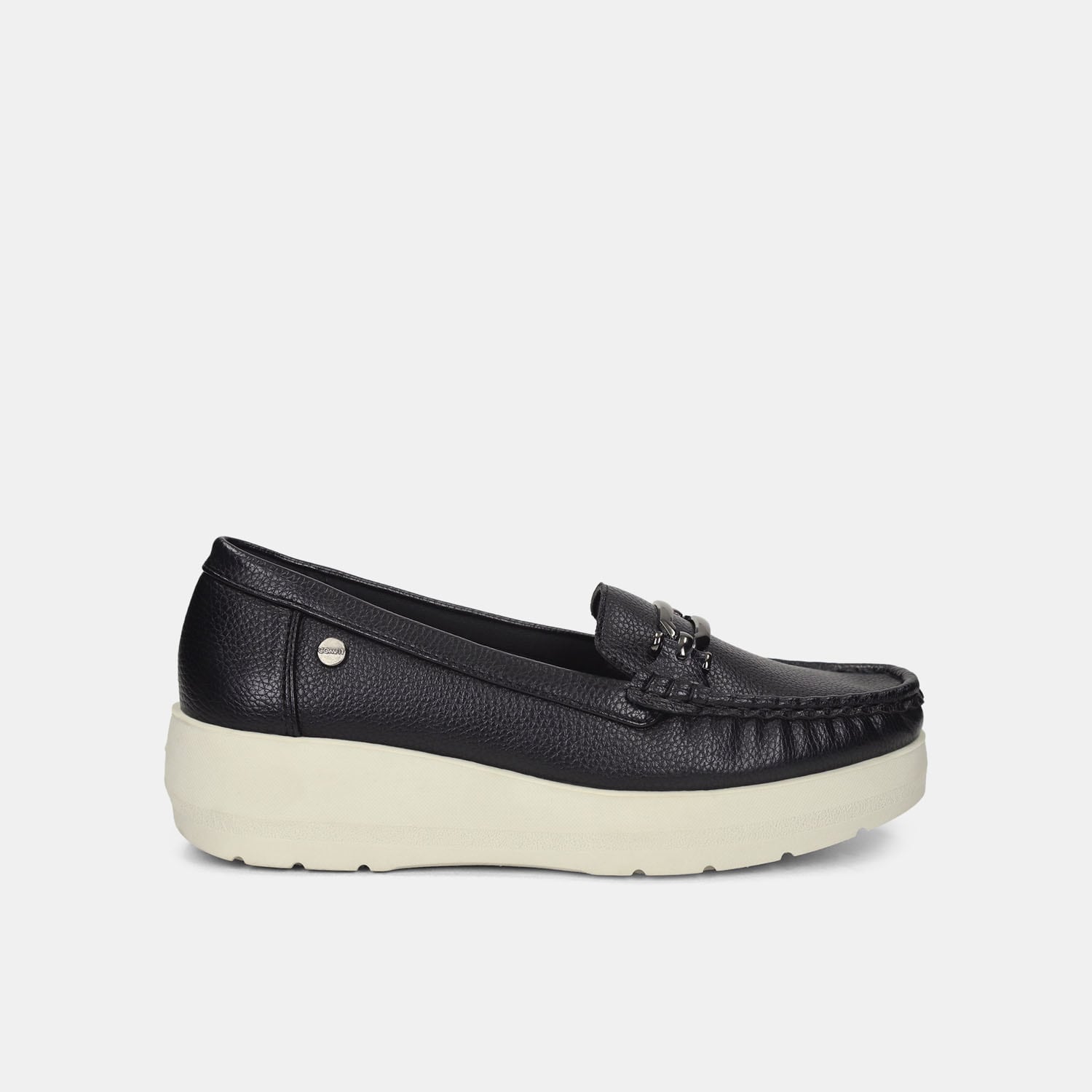 Mocasines Para Mujer Bata Comfit Negro Kelly Mara Flat
