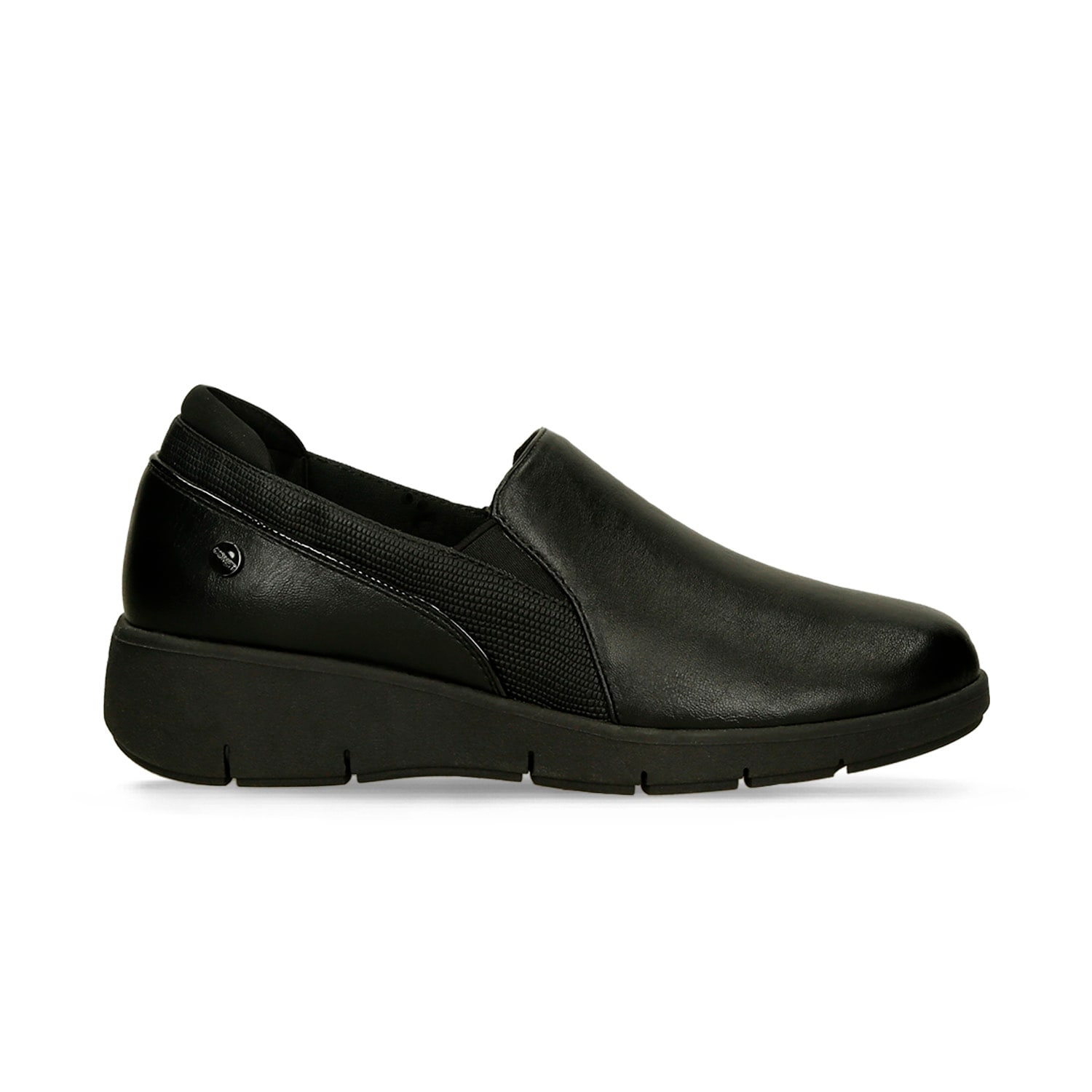 Mocasines Para Mujer Bata Comfit Negro Ilai Flat