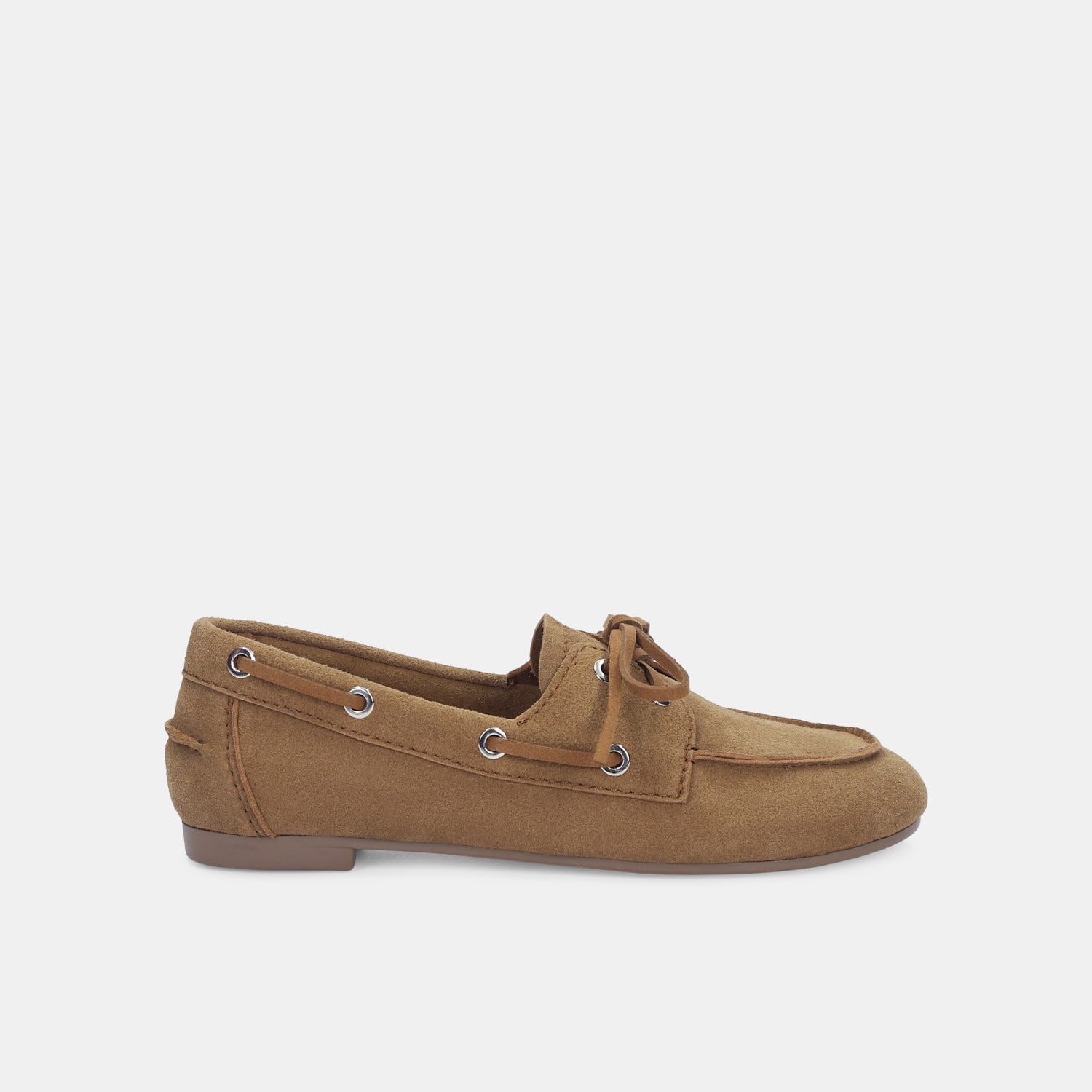 Mocasines Para Mujer Bata Café Oscuro Virginia Flat